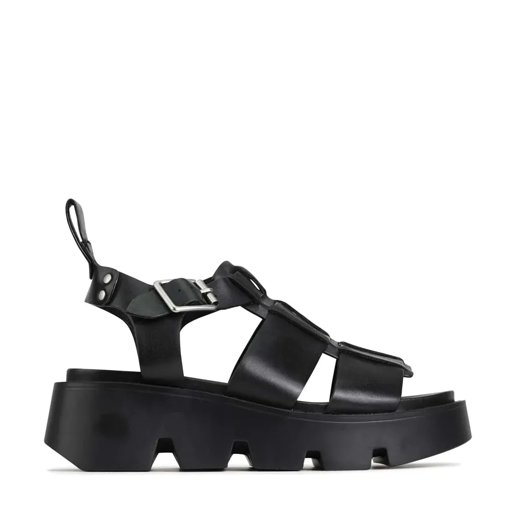EOS Kailan Schwarze Lederschuhe_Eos