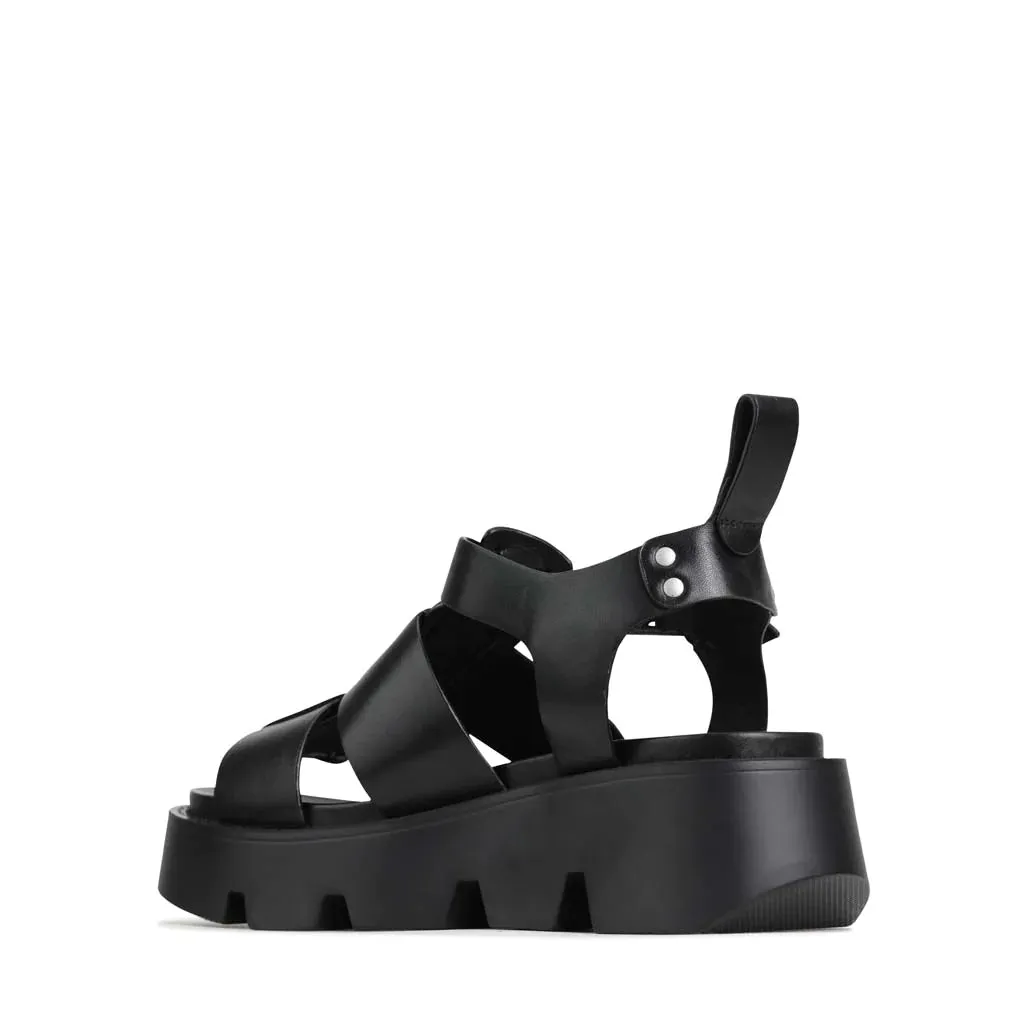 EOS Kailan Schwarze Lederschuhe_Eos