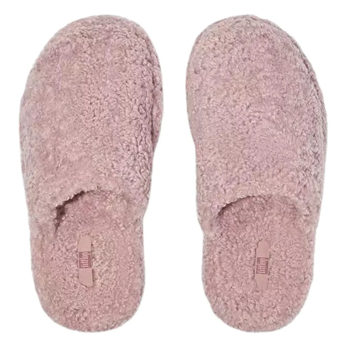 FitFlop Damen iQushion D-Luxe Teddy Staubrosa