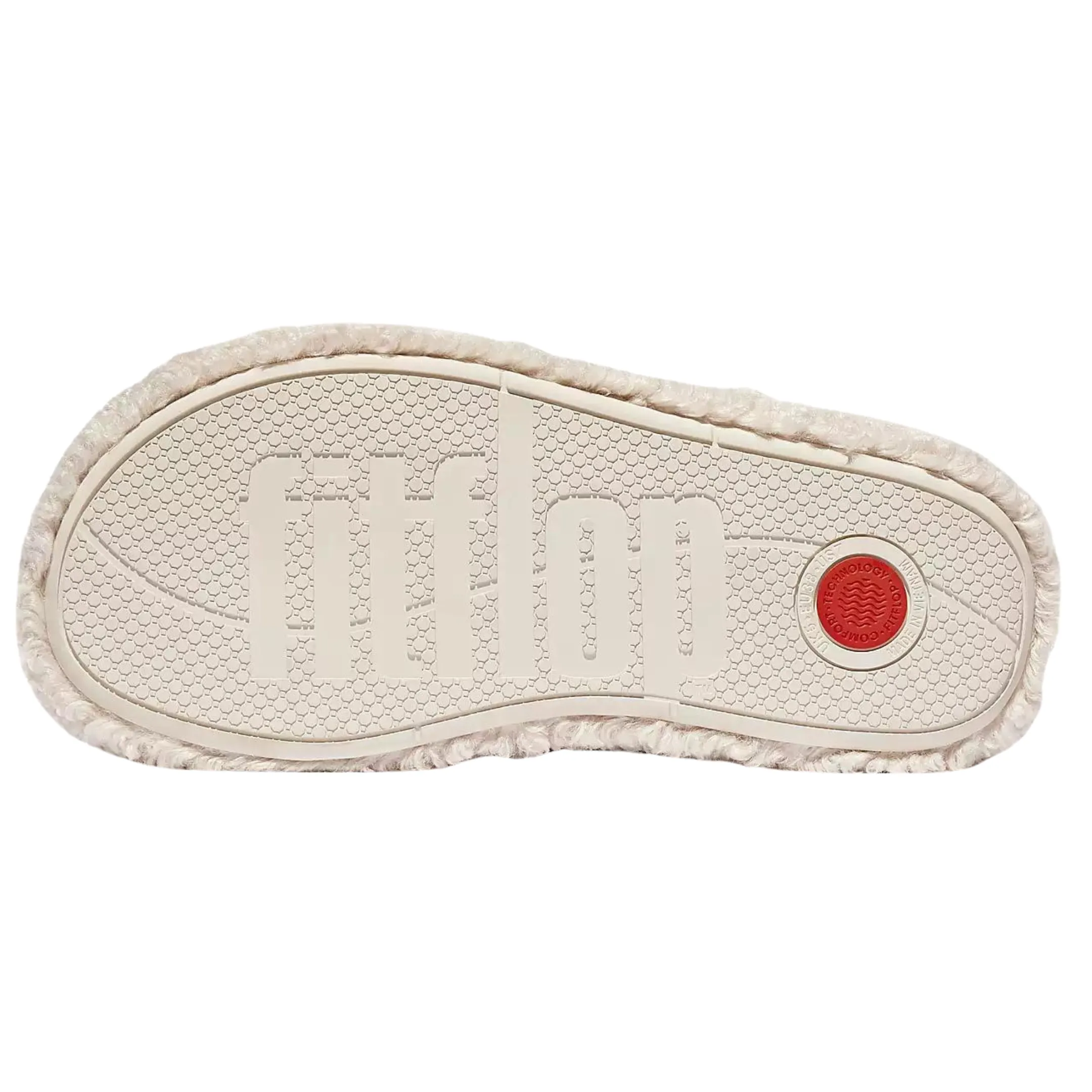 FitFlop Damen iQushion D-Luxe Teddy Milch-Eis