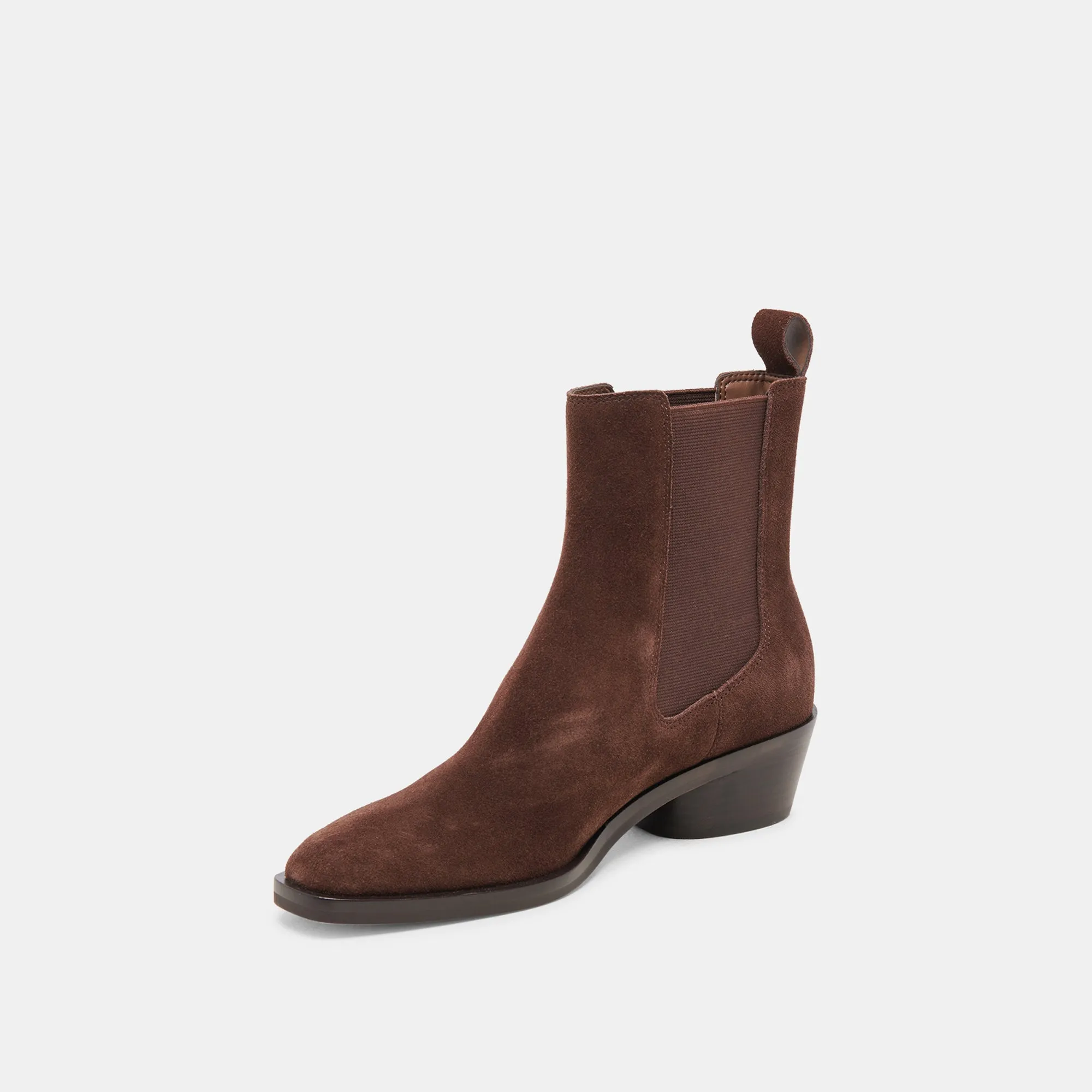 FOSTER STIEFELETTEN DK BRAUN WILDLEDER