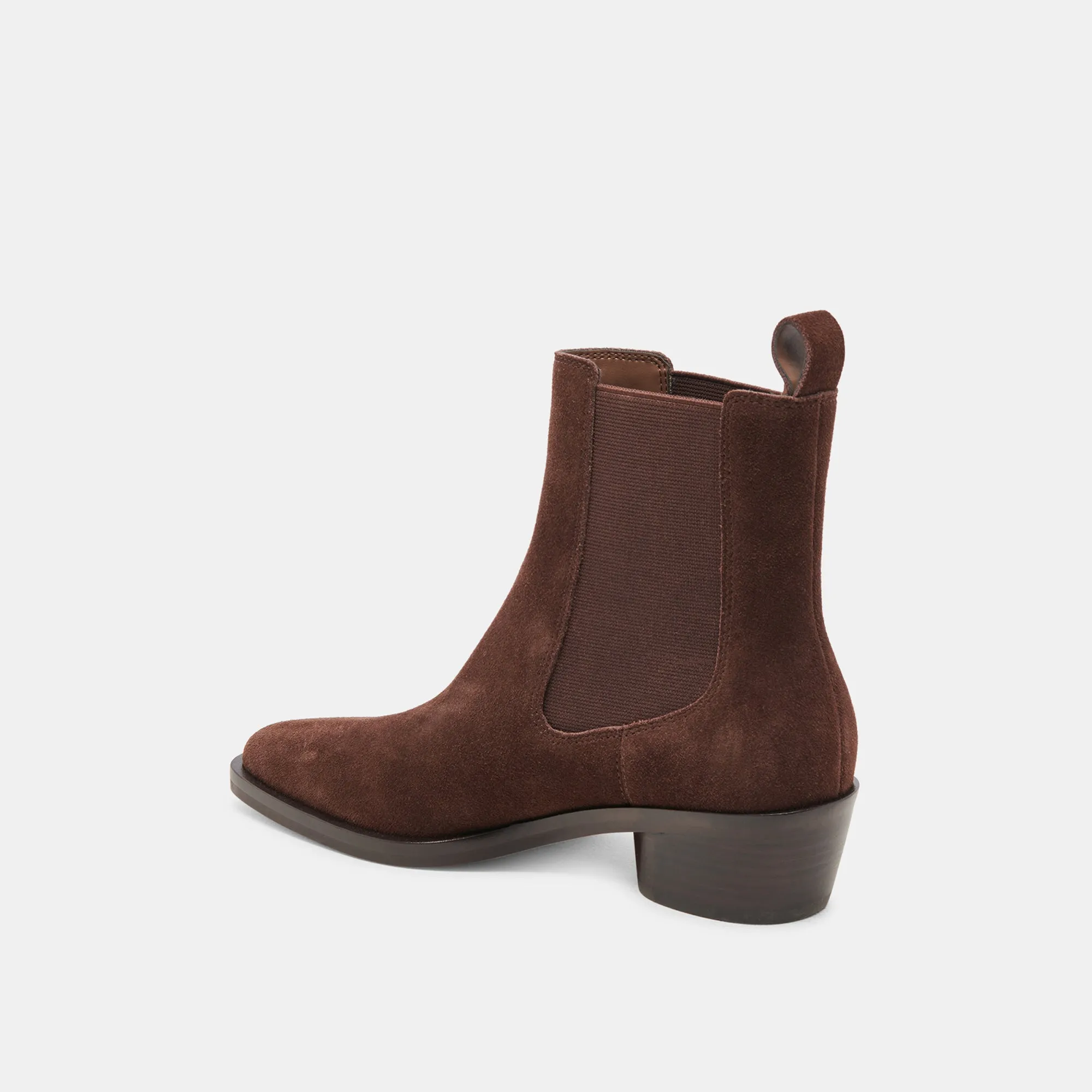 FOSTER STIEFELETTEN DK BRAUN WILDLEDER