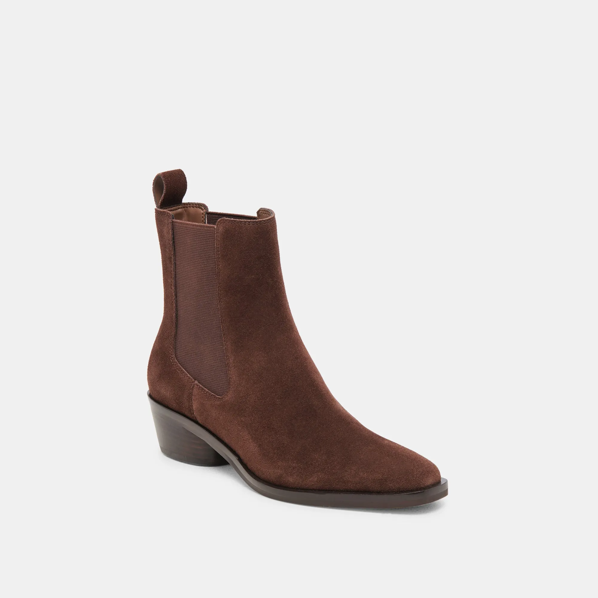 FOSTER STIEFELETTEN DK BRAUN WILDLEDER