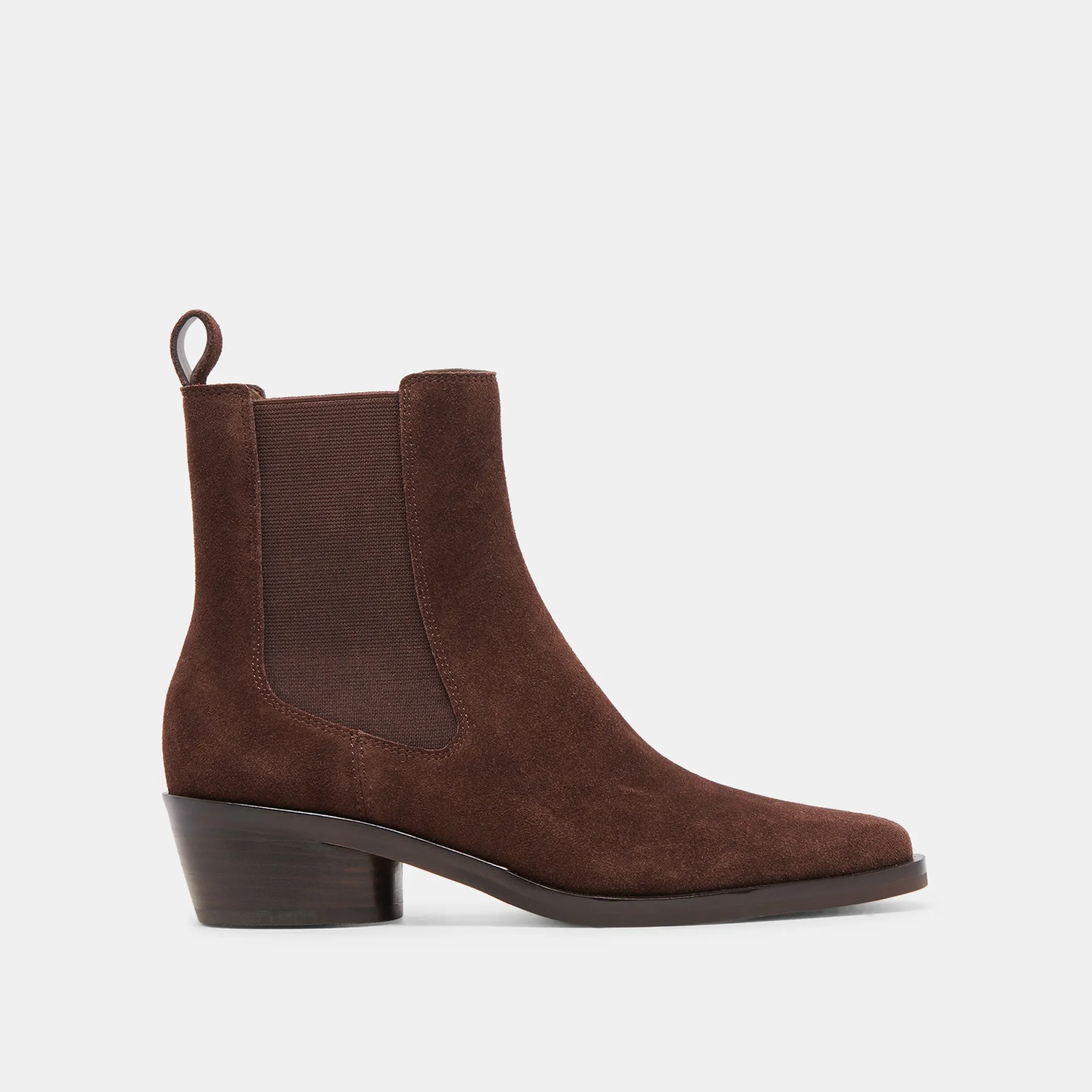 FOSTER STIEFELETTEN DK BRAUN WILDLEDER