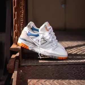 GRADESCHOOL New Balance 550 (Weiß/Citrus) - GSB550WB