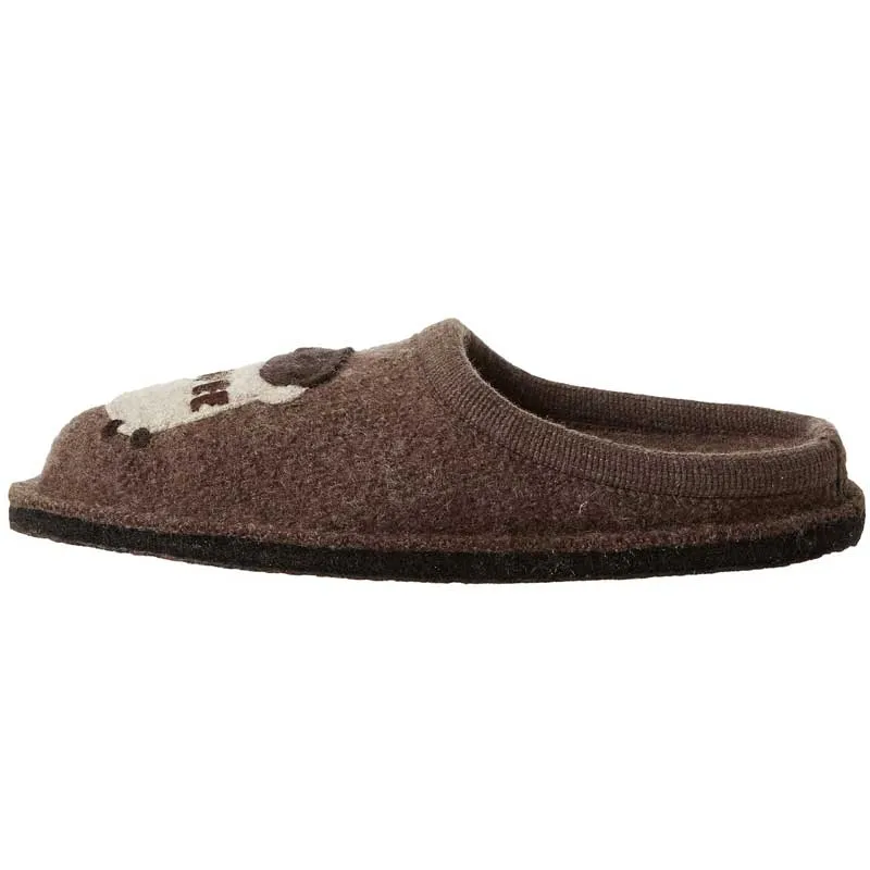 Haflinger Damen Kaffee Erde Wolle