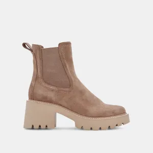 HAWK H20 WEITE BOOTIES PILZ WILDLEDER