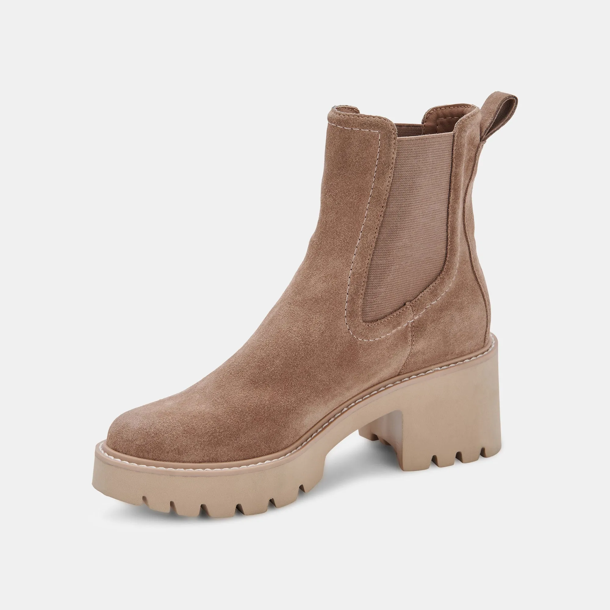 HAWK H20 WEITE BOOTIES PILZ WILDLEDER