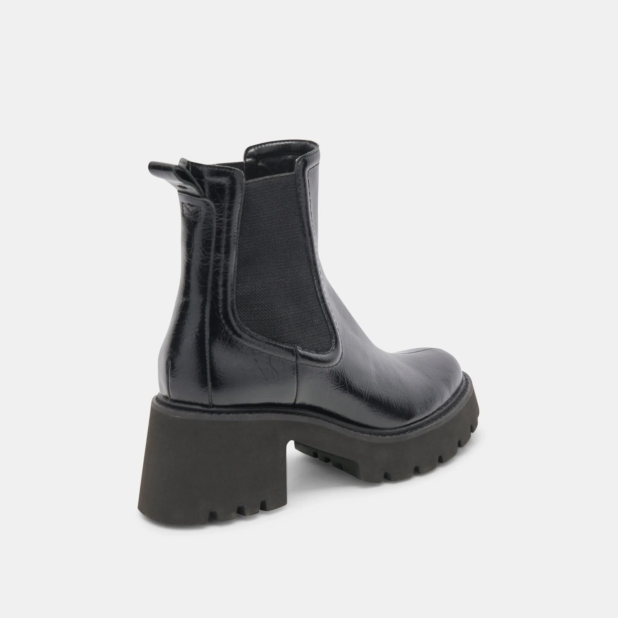 HAWK H2O STIEFELETTEN MITTERNACHTSKRÄUSELUNG GLANZLEDER