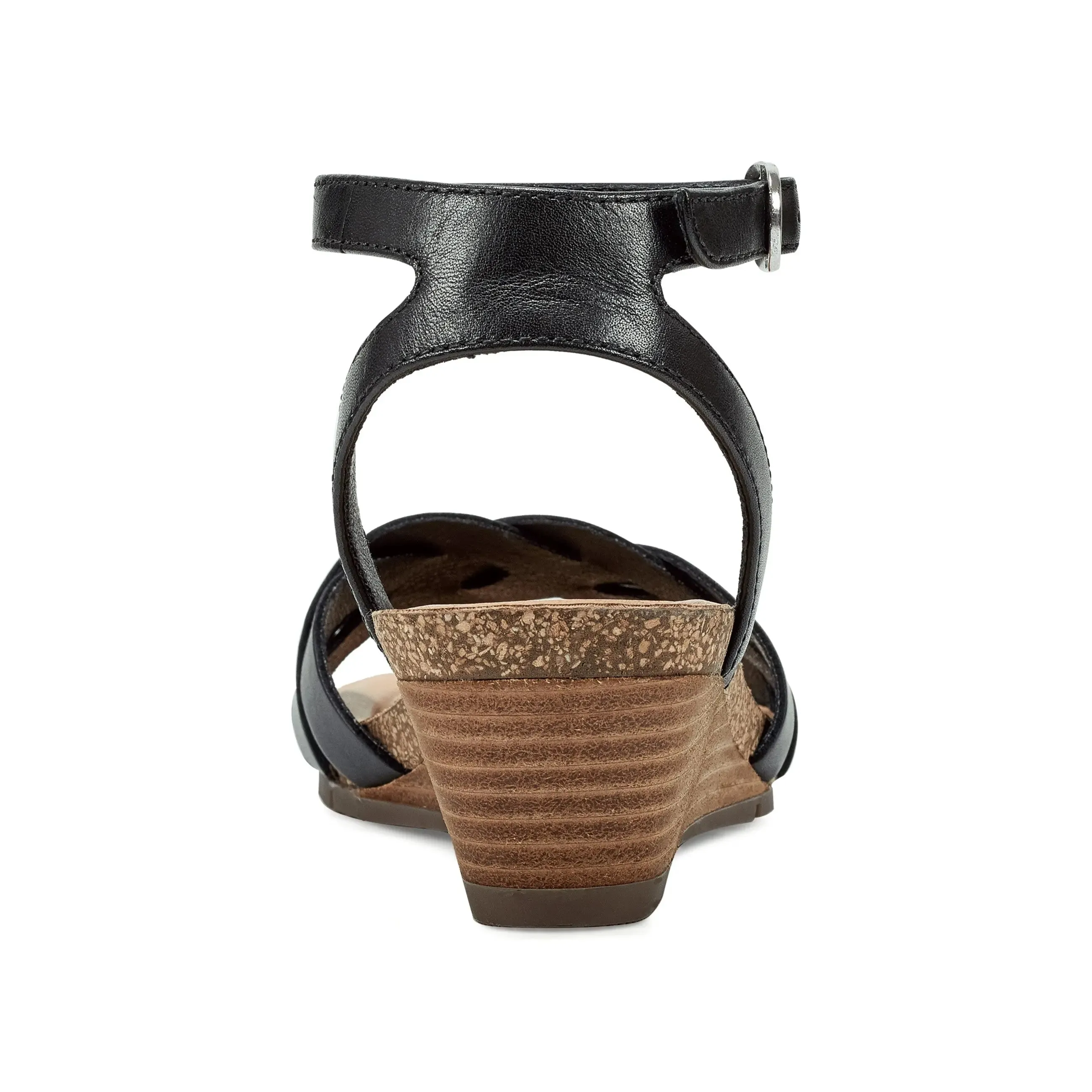 Herly Geflochtene Riemchen-Sandaletten mit Plateausohle