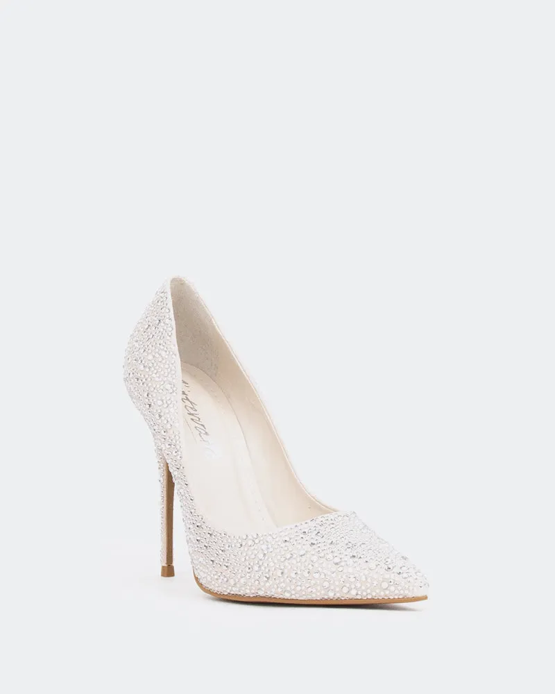Hilton, Off White Wildleder/Gebleichtes Beige Wildleder