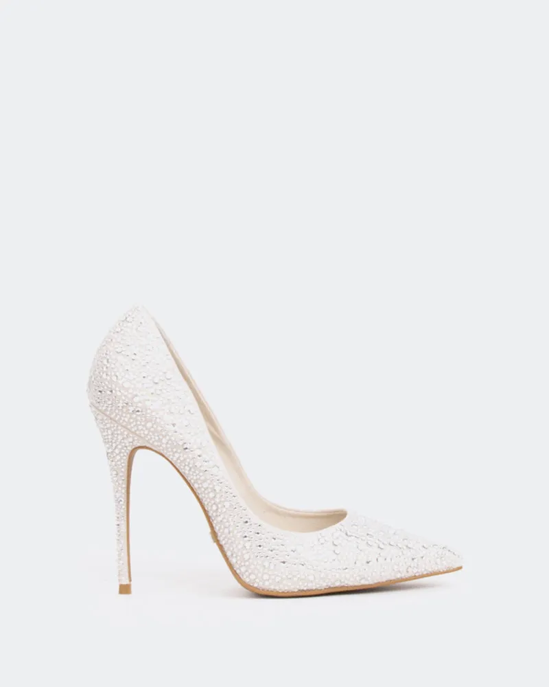 Hilton, Off White Wildleder/Gebleichtes Beige Wildleder