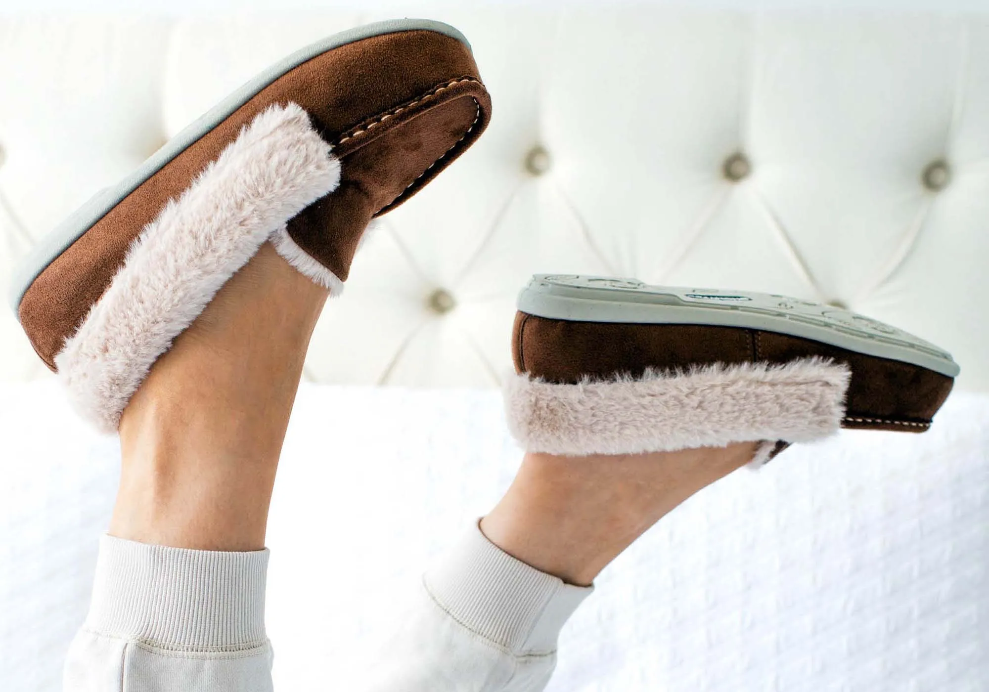 Homyped Holly Moc Damen Hausschuhe mit Unterstützung und Komfort Homyped Schuhe