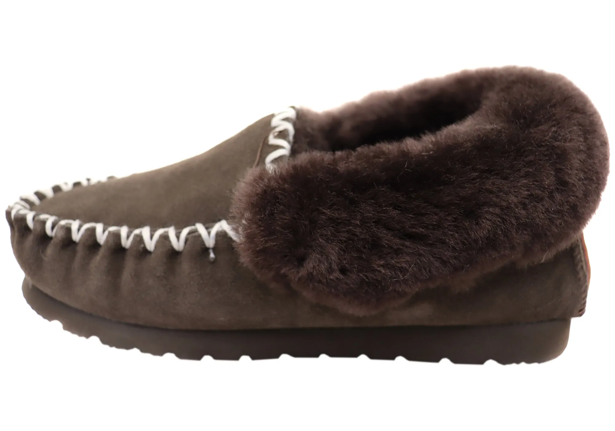 Hush Puppies Zottelige Bequeme Mokassin Hausschuhe für Herren Hush Puppies Schuhe