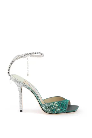 Jimmy Choo Damen Saeda 100 Sandalen mit Farbverlauf-Kristallen Schuhe_Jimmy-Choo