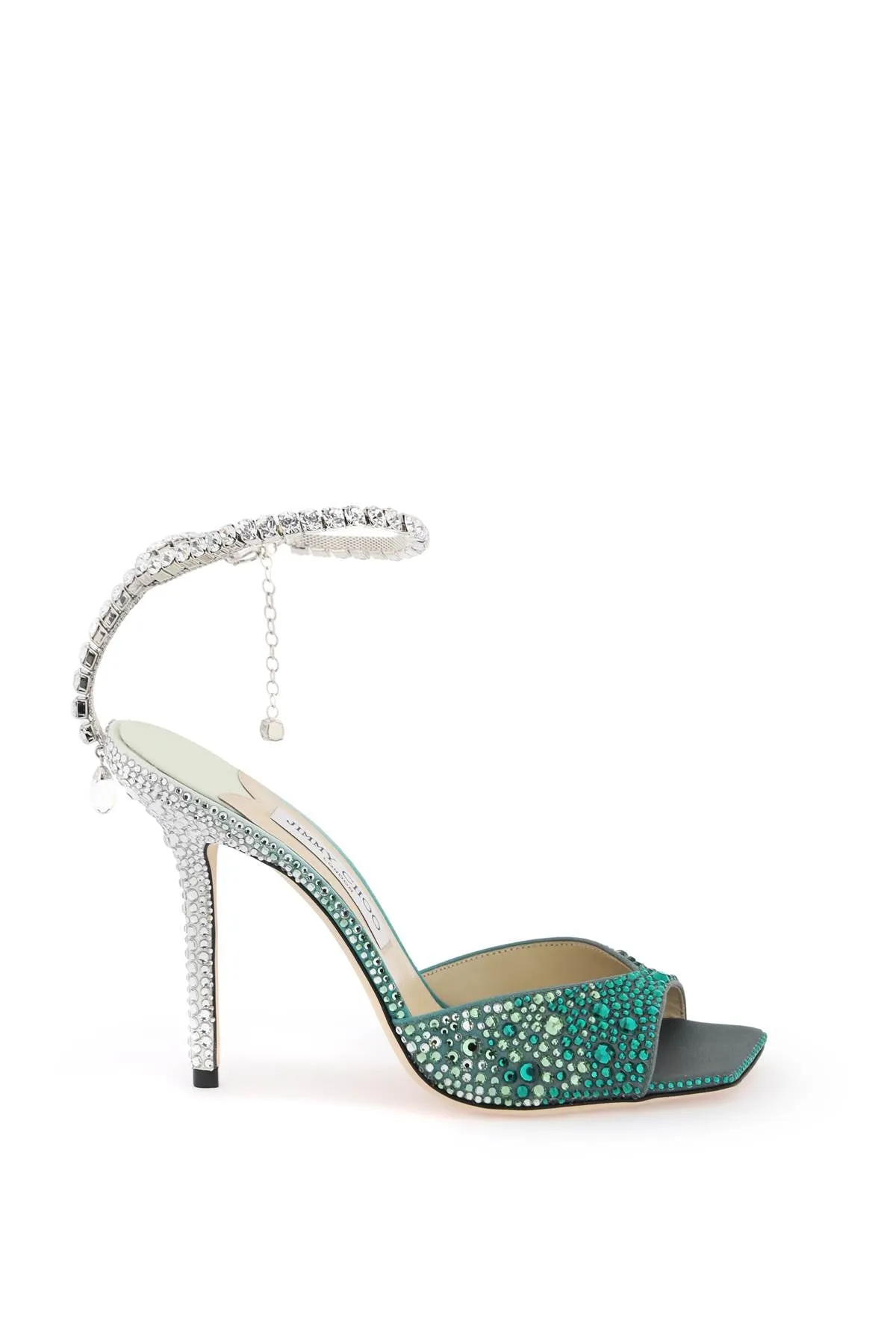 Jimmy Choo Damen Saeda 100 Sandalen mit Farbverlauf-Kristallen Schuhe_Jimmy-Choo