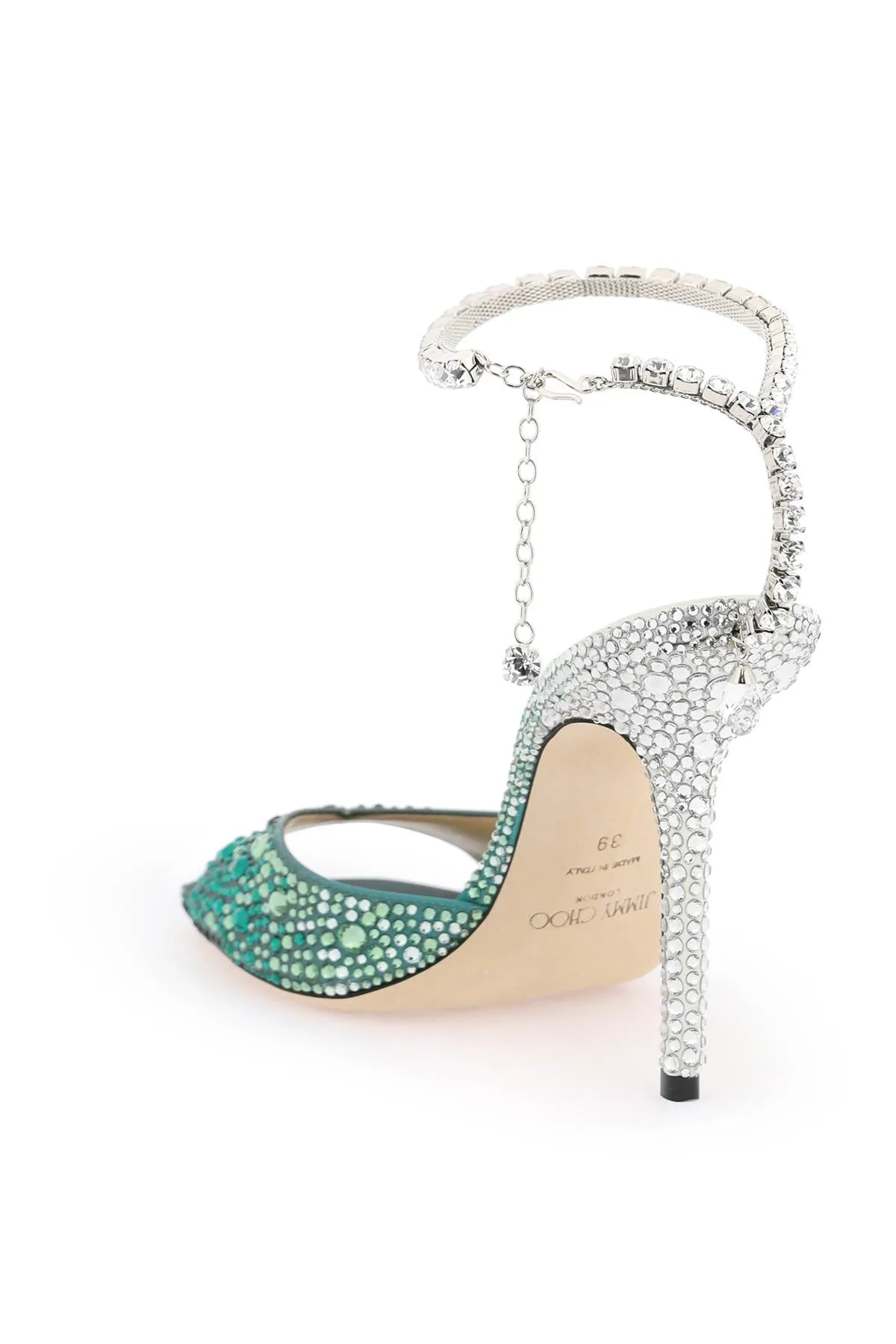 Jimmy Choo Damen Saeda 100 Sandalen mit Farbverlauf-Kristallen Schuhe_Jimmy-Choo