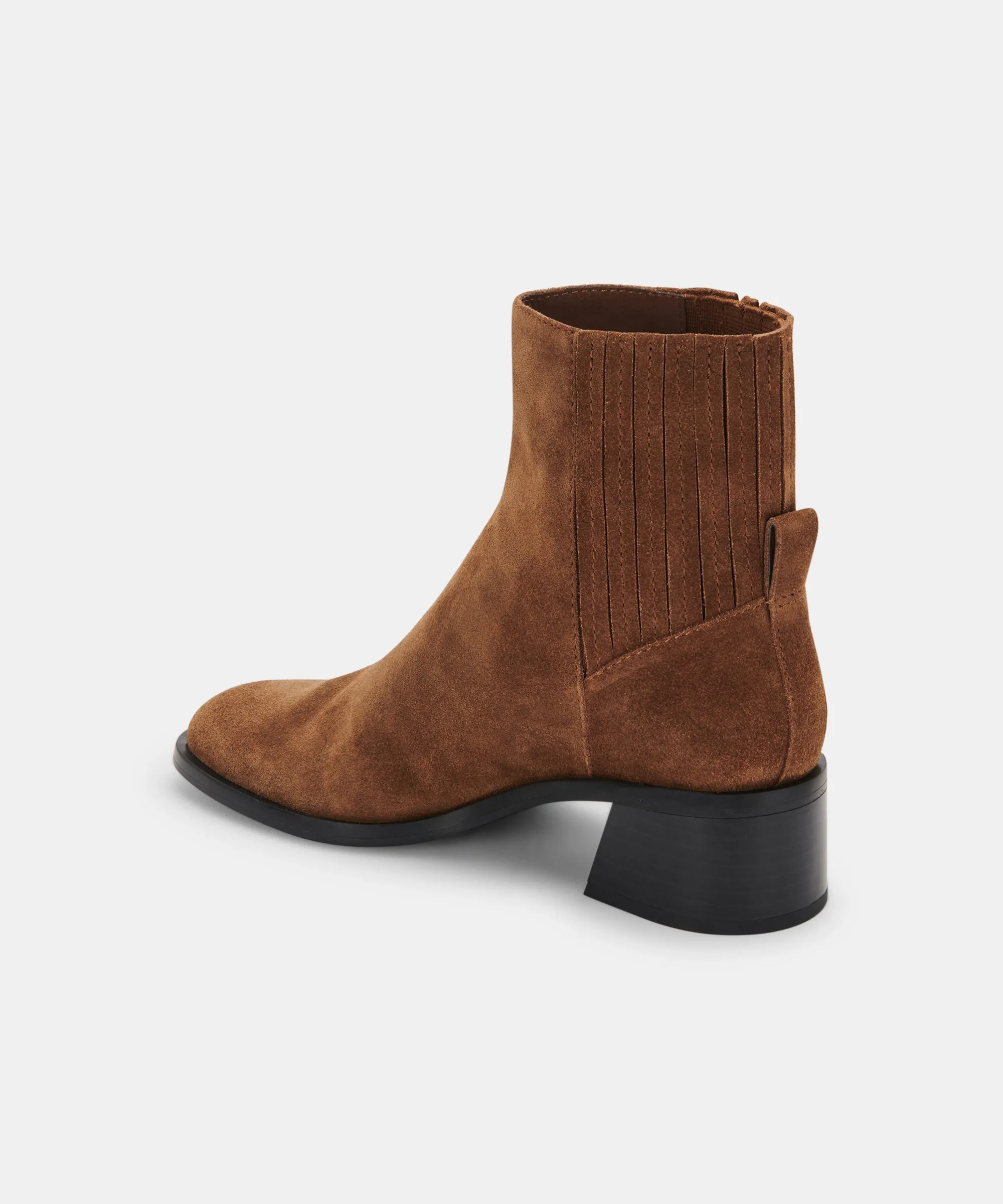 LAYTON STIEFELETTEN DK BRAUN WILDLEDER