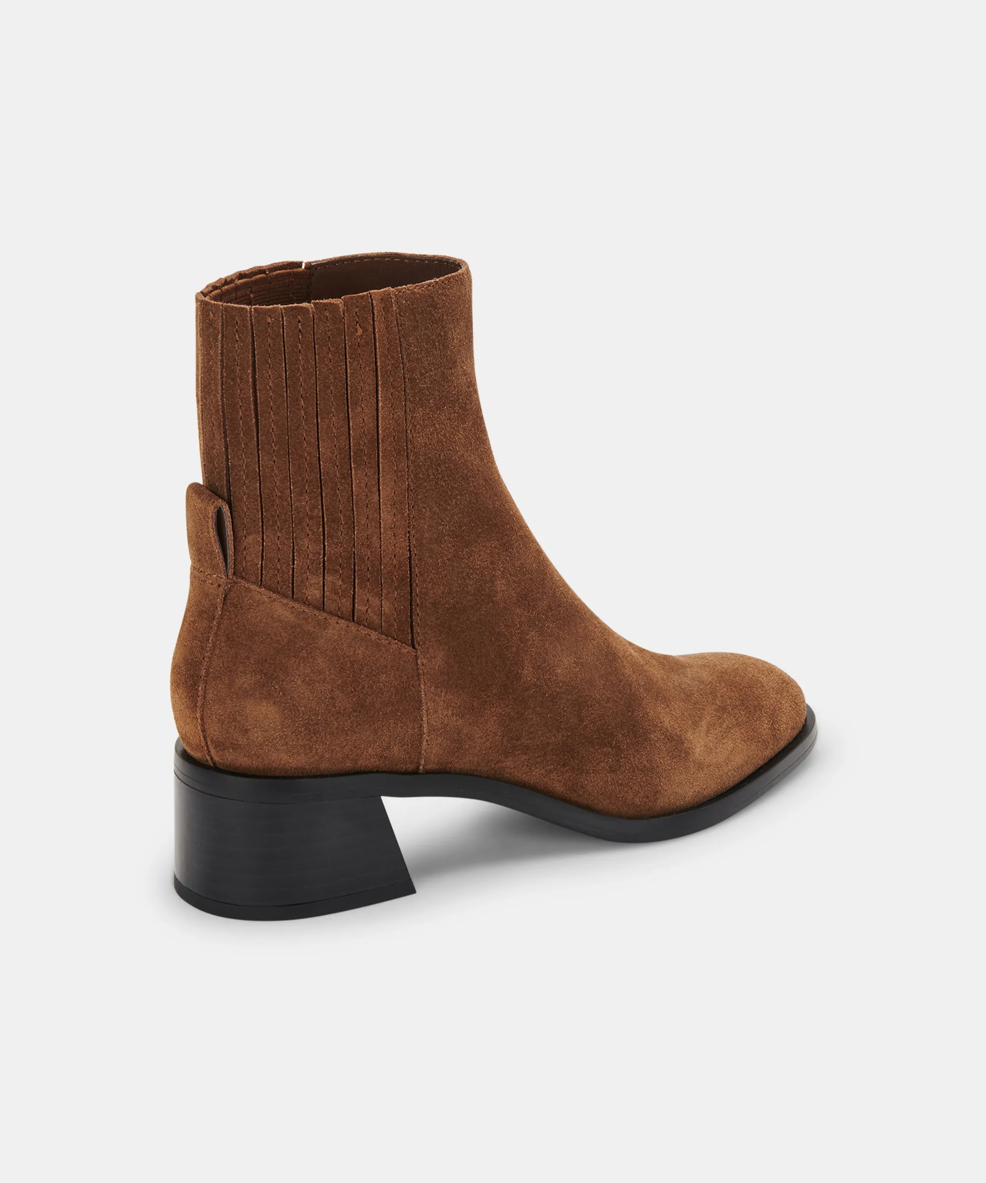LAYTON STIEFELETTEN DK BRAUN WILDLEDER