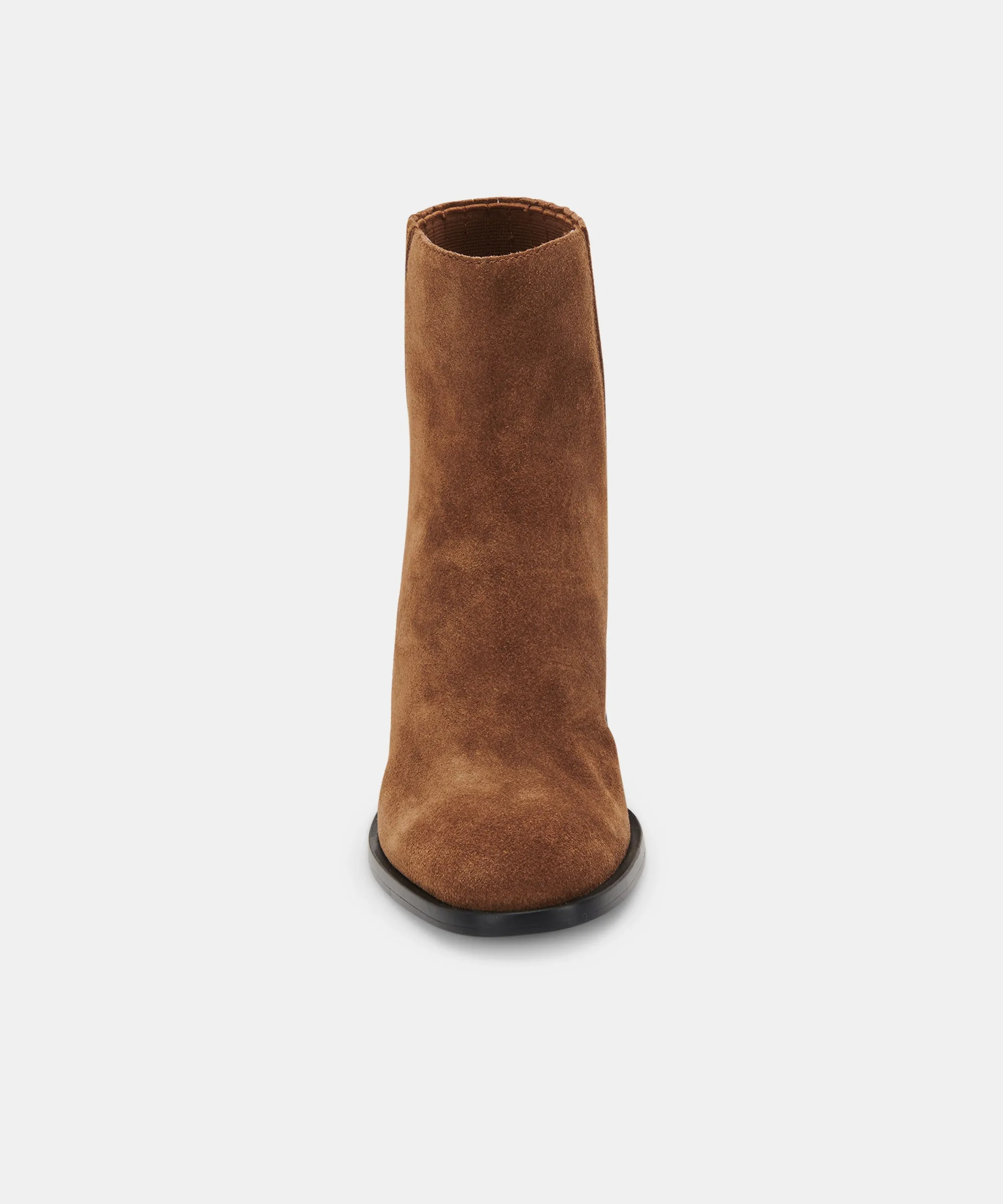 LAYTON STIEFELETTEN DK BRAUN WILDLEDER