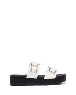 Litmus Flatform Sandalen Weiß