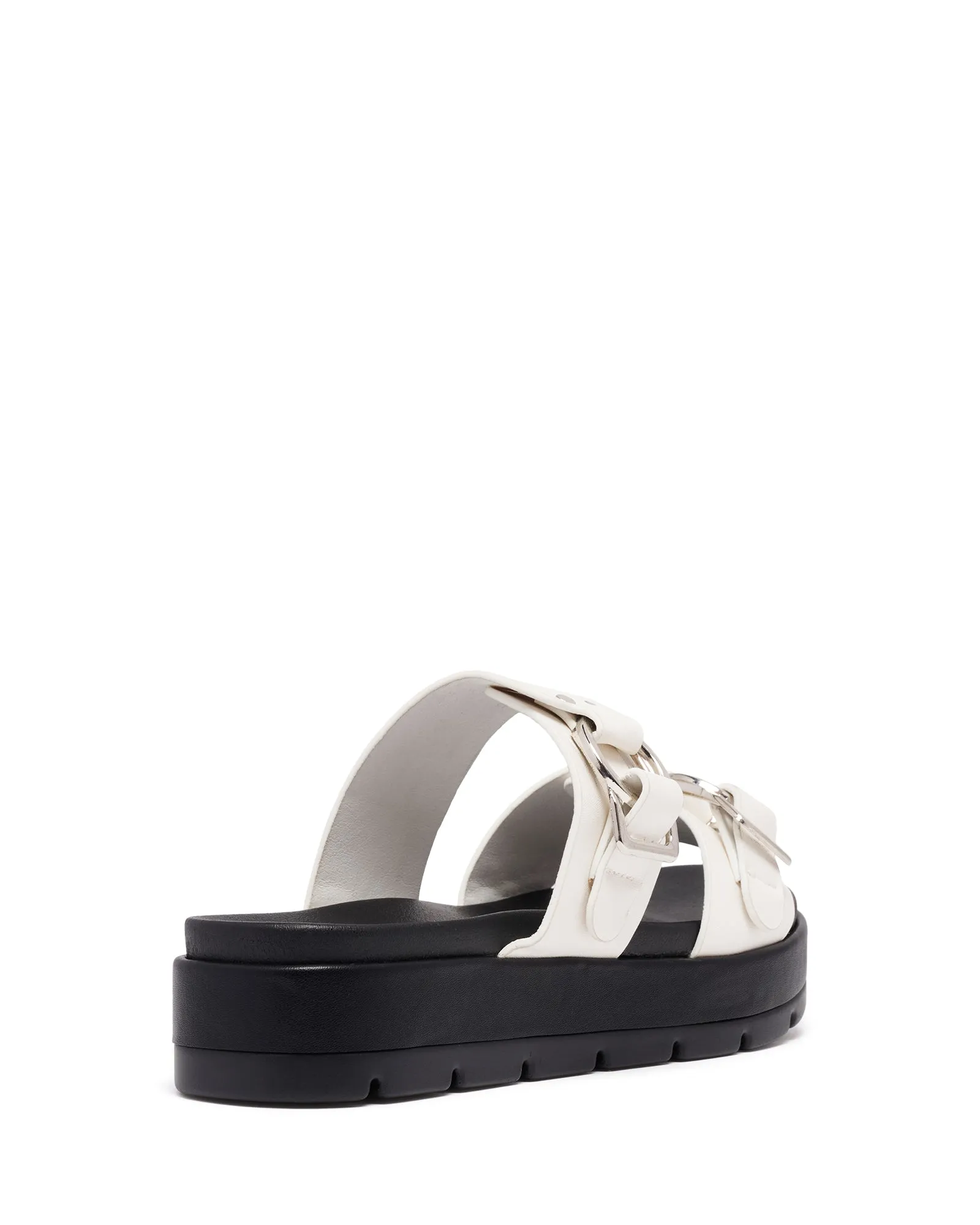 Litmus Flatform Sandalen Weiß