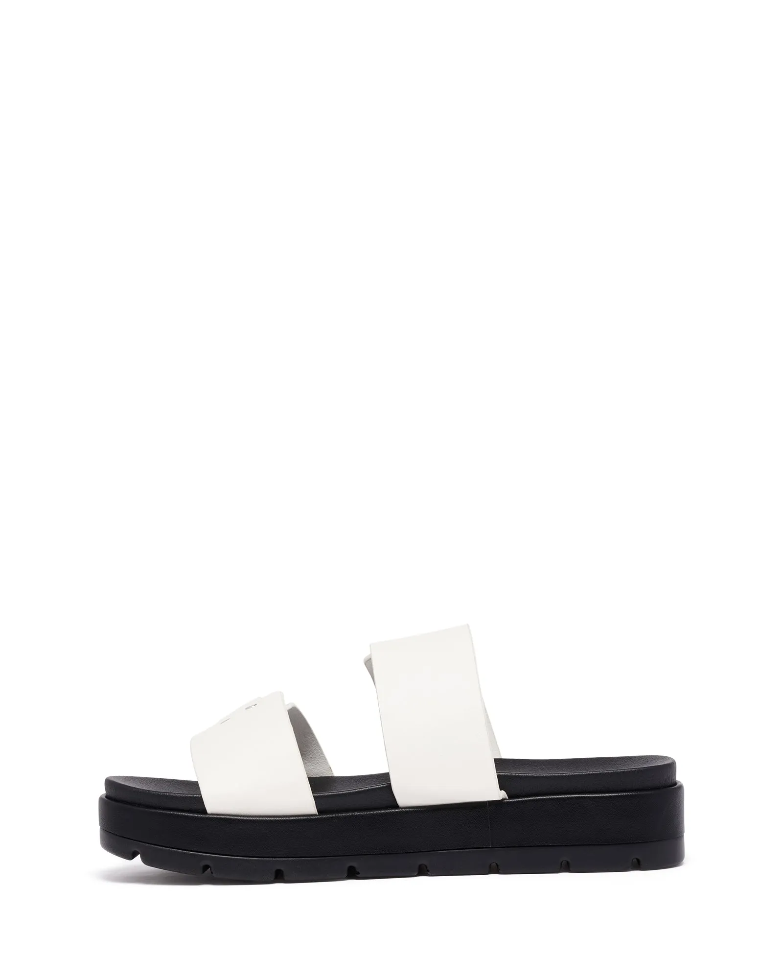 Litmus Flatform Sandalen Weiß