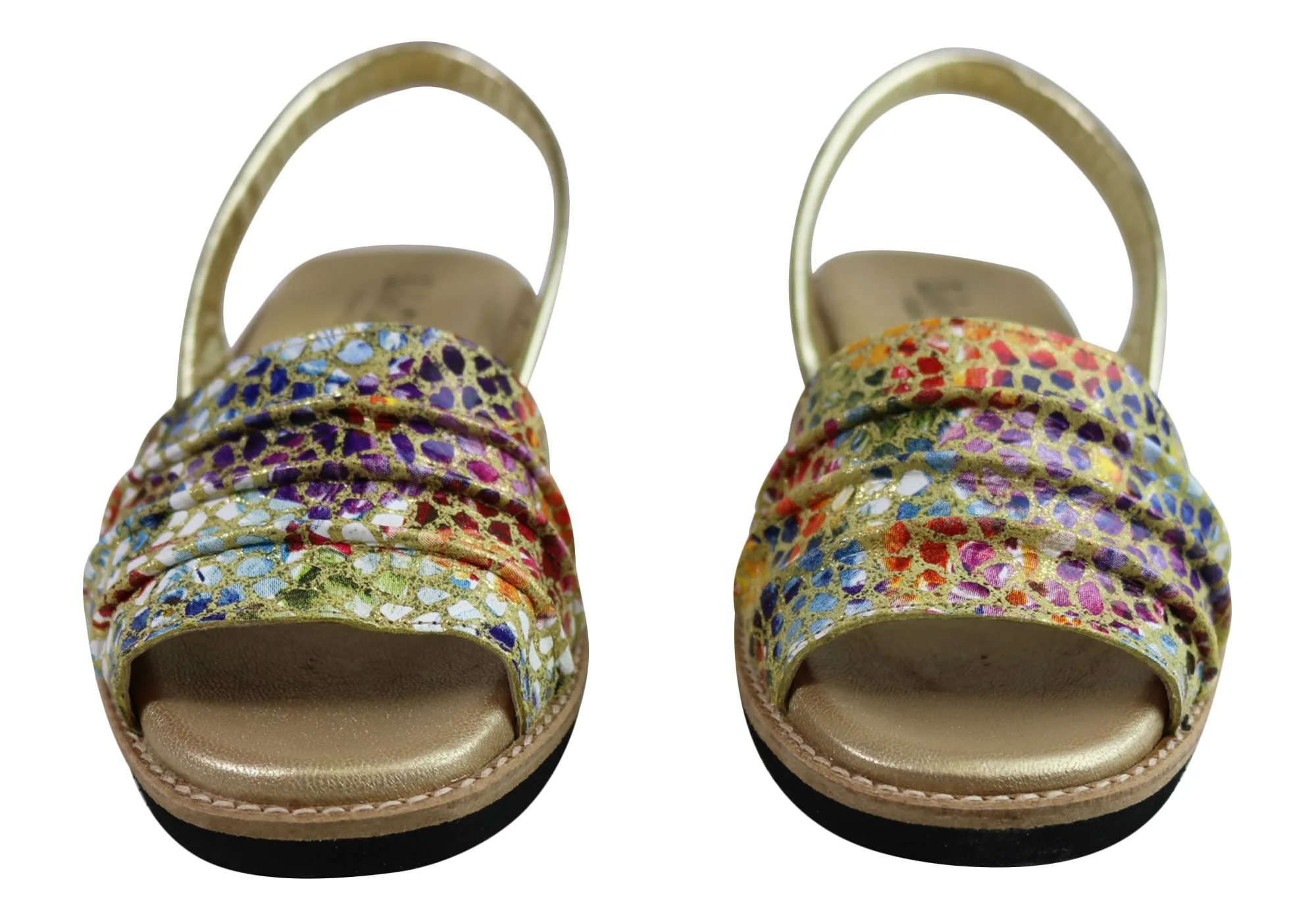 Lola Canales Melody Damen Bequeme Ledersandalen Hergestellt in Spanien Lola Canales Schuhe