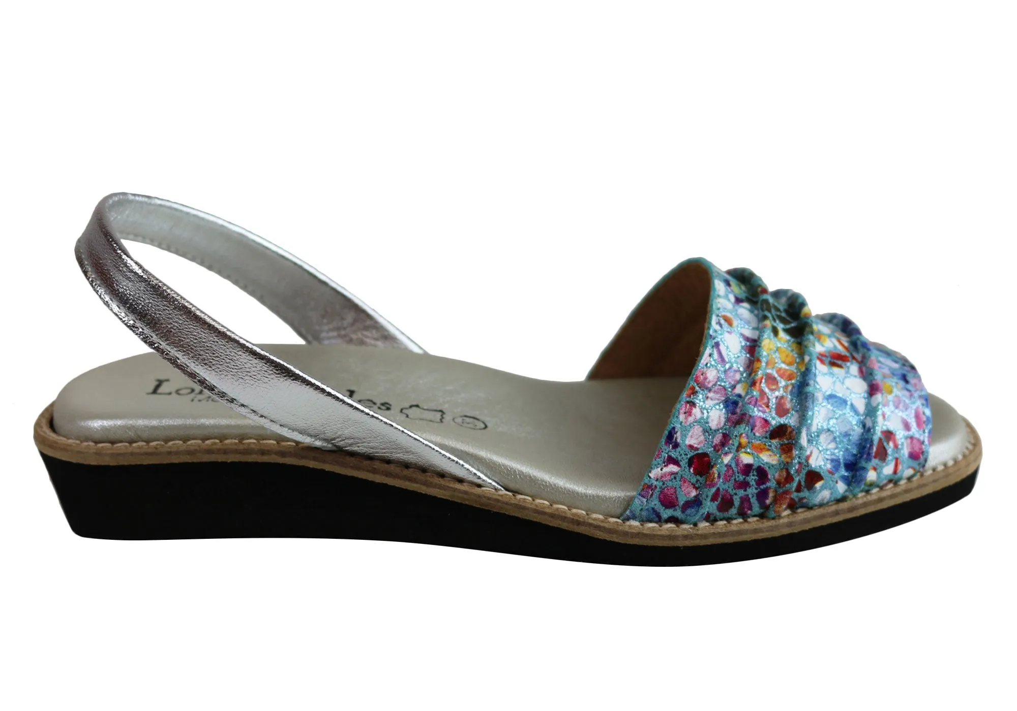 Lola Canales Melody Damen Bequeme Ledersandalen Hergestellt in Spanien Lola Canales Schuhe