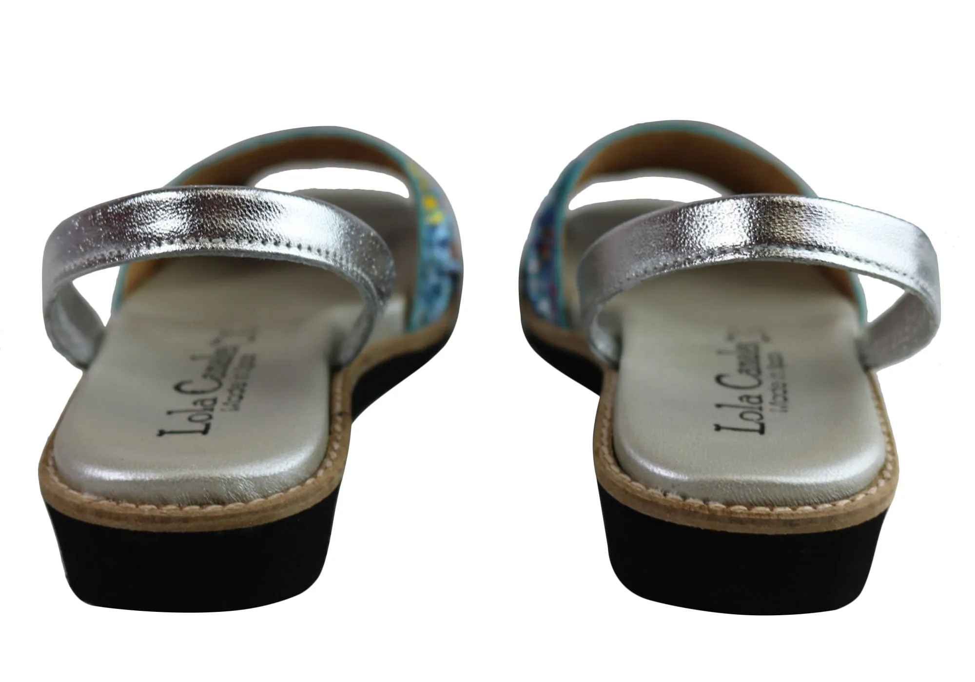 Lola Canales Melody Damen Bequeme Ledersandalen Hergestellt in Spanien Lola Canales Schuhe