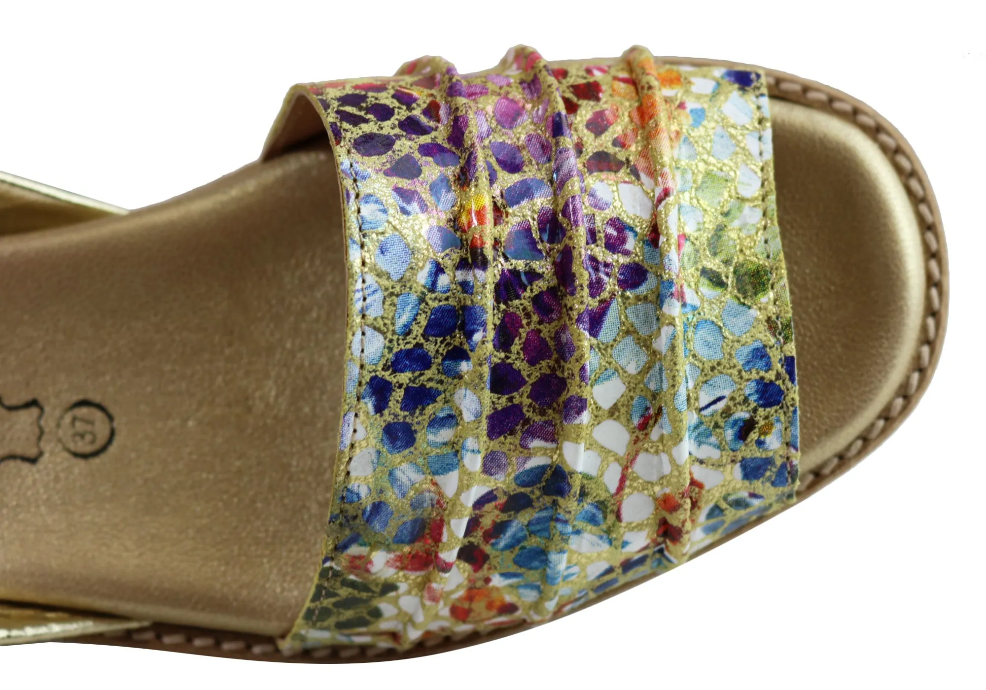Lola Canales Melody Damen Bequeme Ledersandalen Hergestellt in Spanien Lola Canales Schuhe
