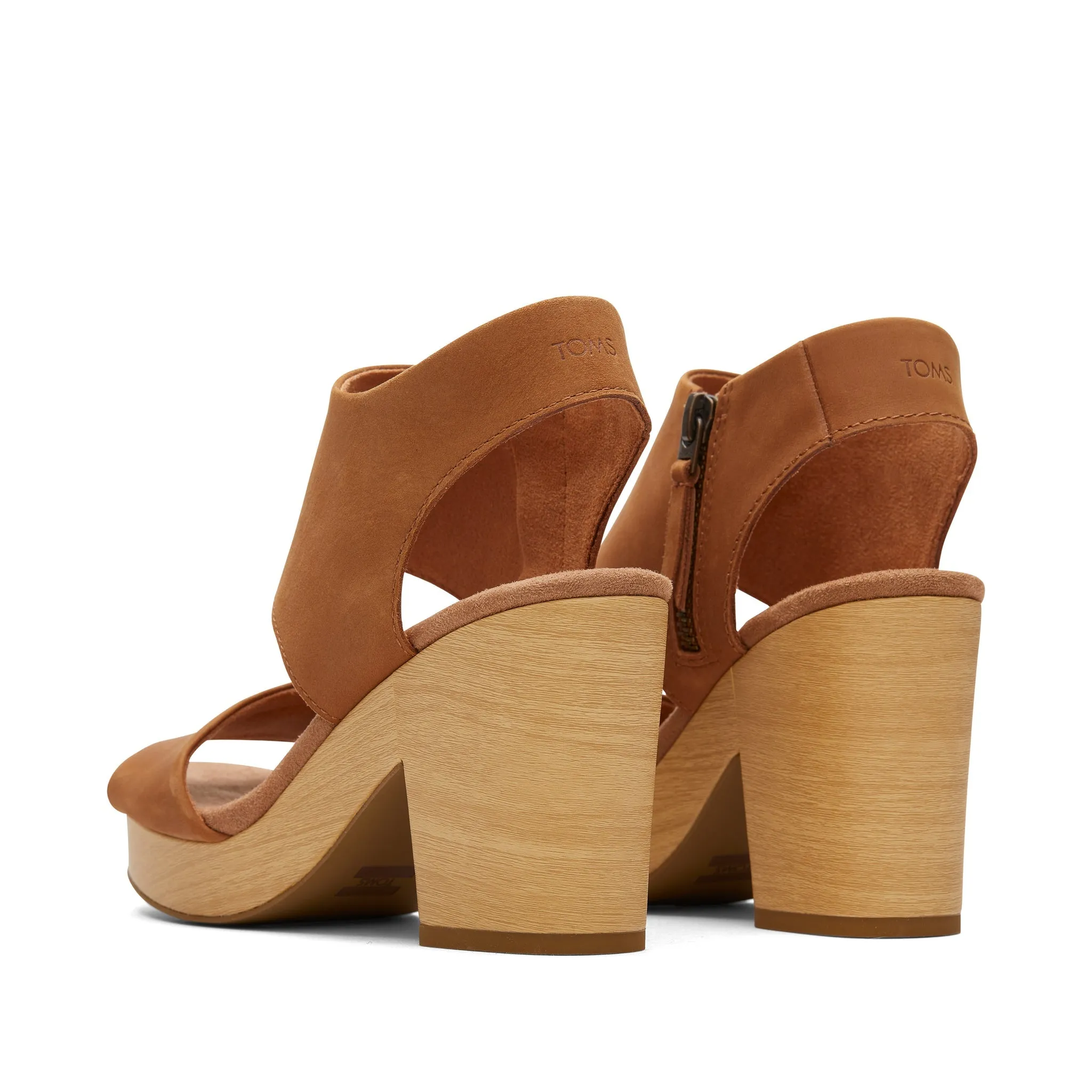 Majorca Leder Plateau-Sandalette