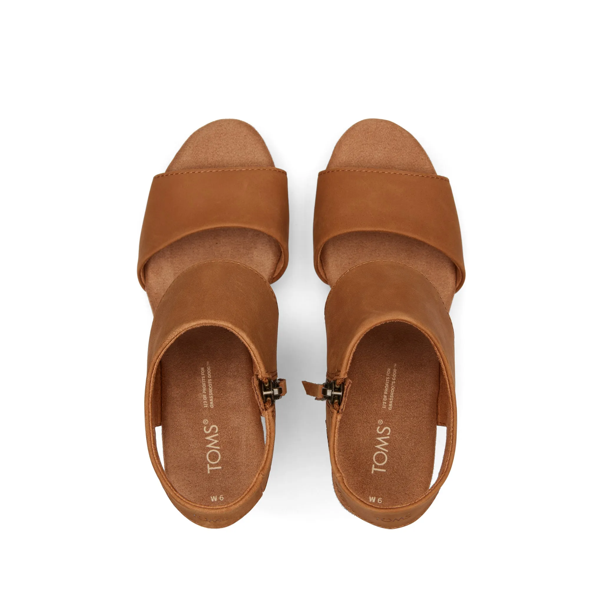 Majorca Leder Plateau-Sandalette