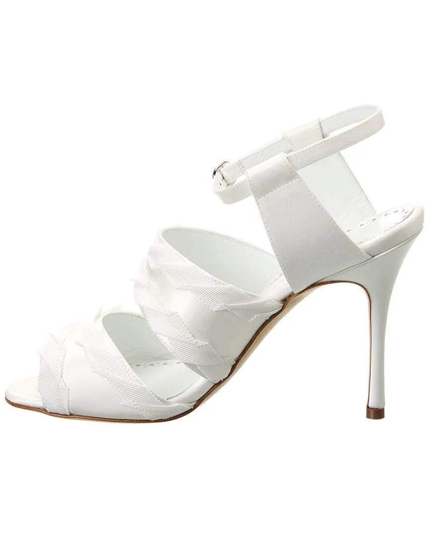 Manolo Blahnik Janada 105 Satin Sandalen_Manolo-Blahnik