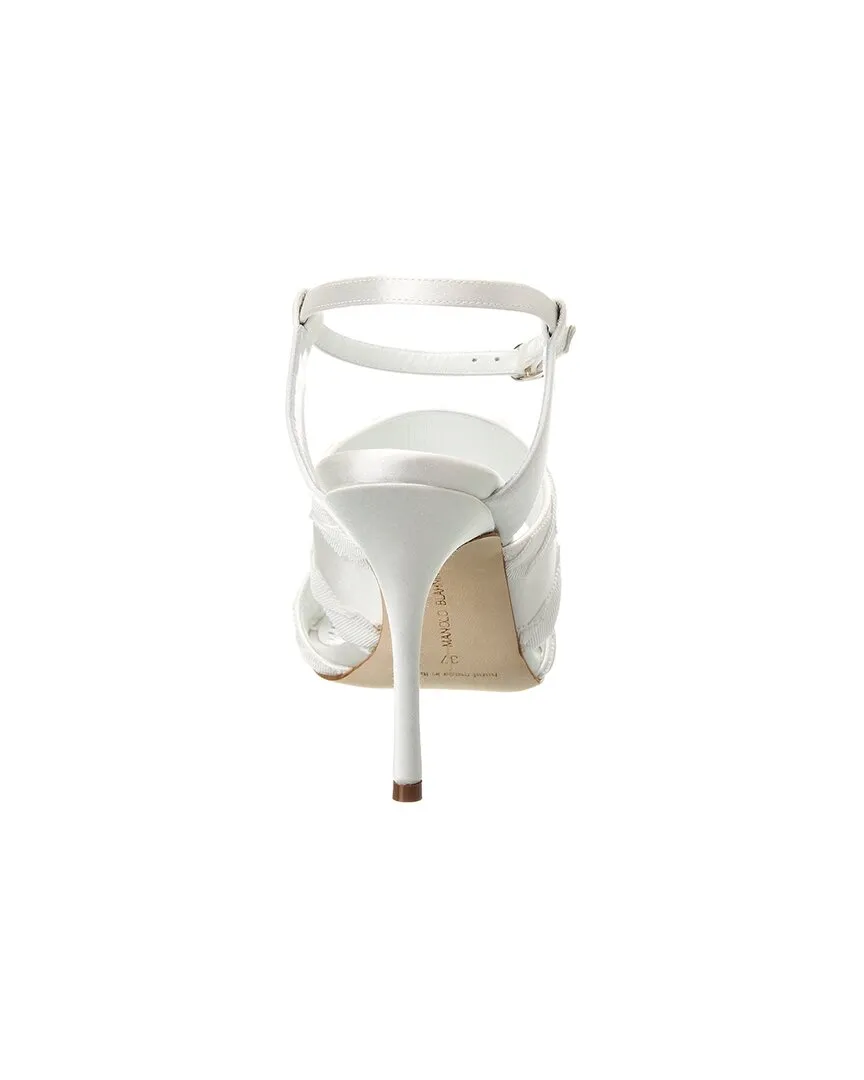 Manolo Blahnik Janada 105 Satin Sandalen_Manolo-Blahnik