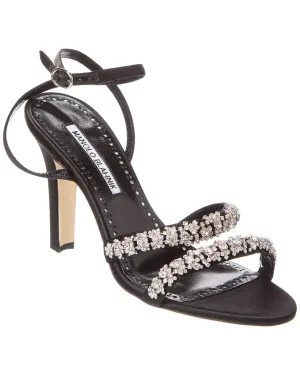 Manolo Blahnik Vedada 105 Satin Sandalen_Manolo-Blahnik