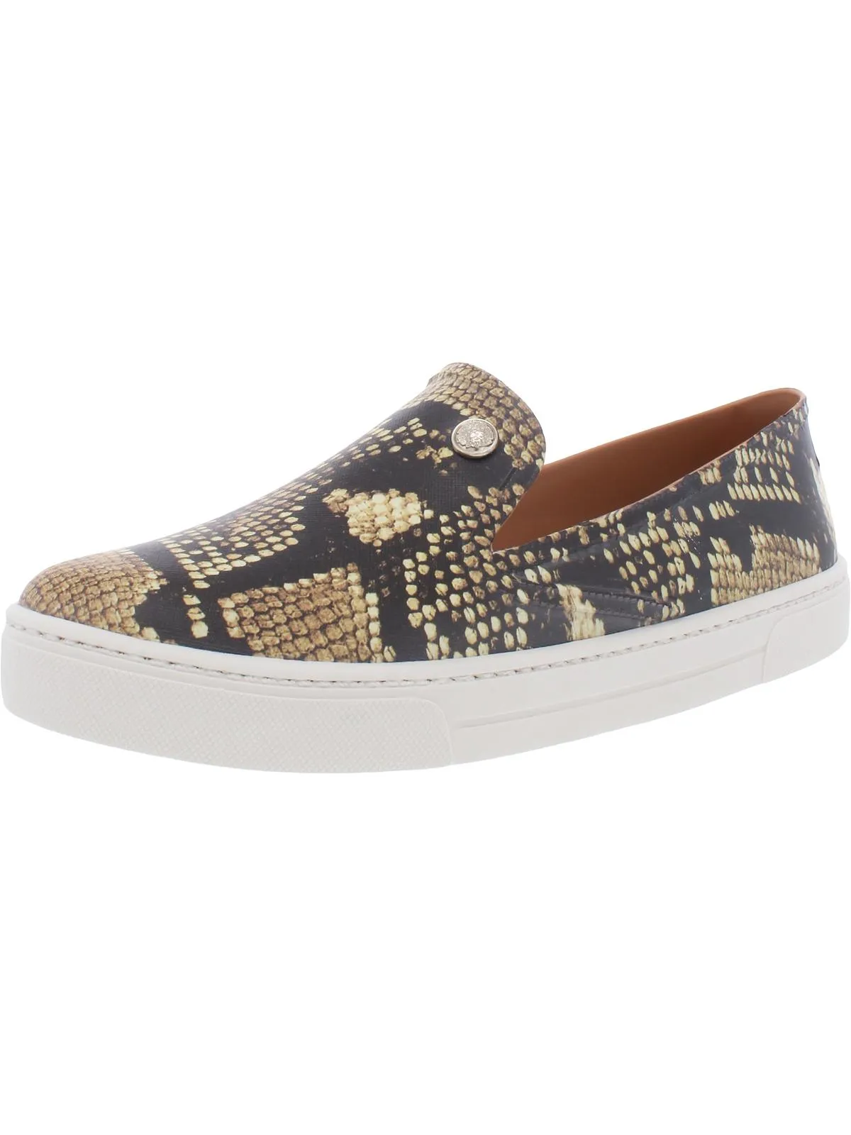 Marjetta Damen Modische Metallische Slip-On Sneakers Hey Dude Schuhe