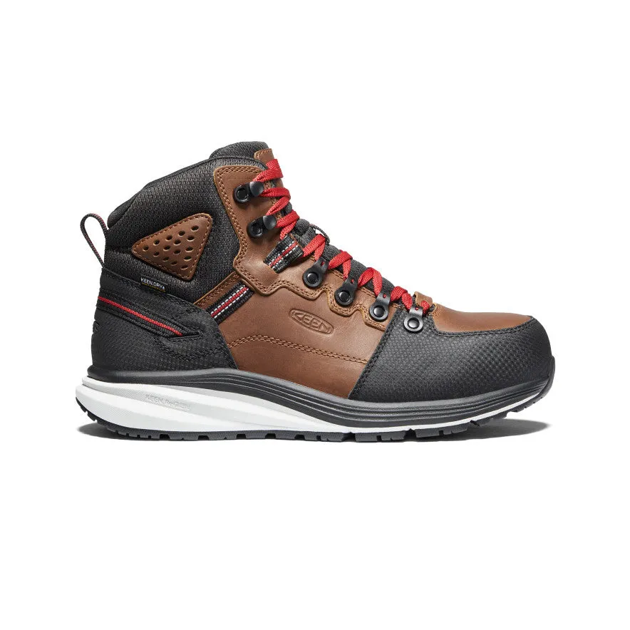 Herren Red Hook wasserdichter Stiefel (Carbon-Zehenkappe) | Tabak/Schwarz