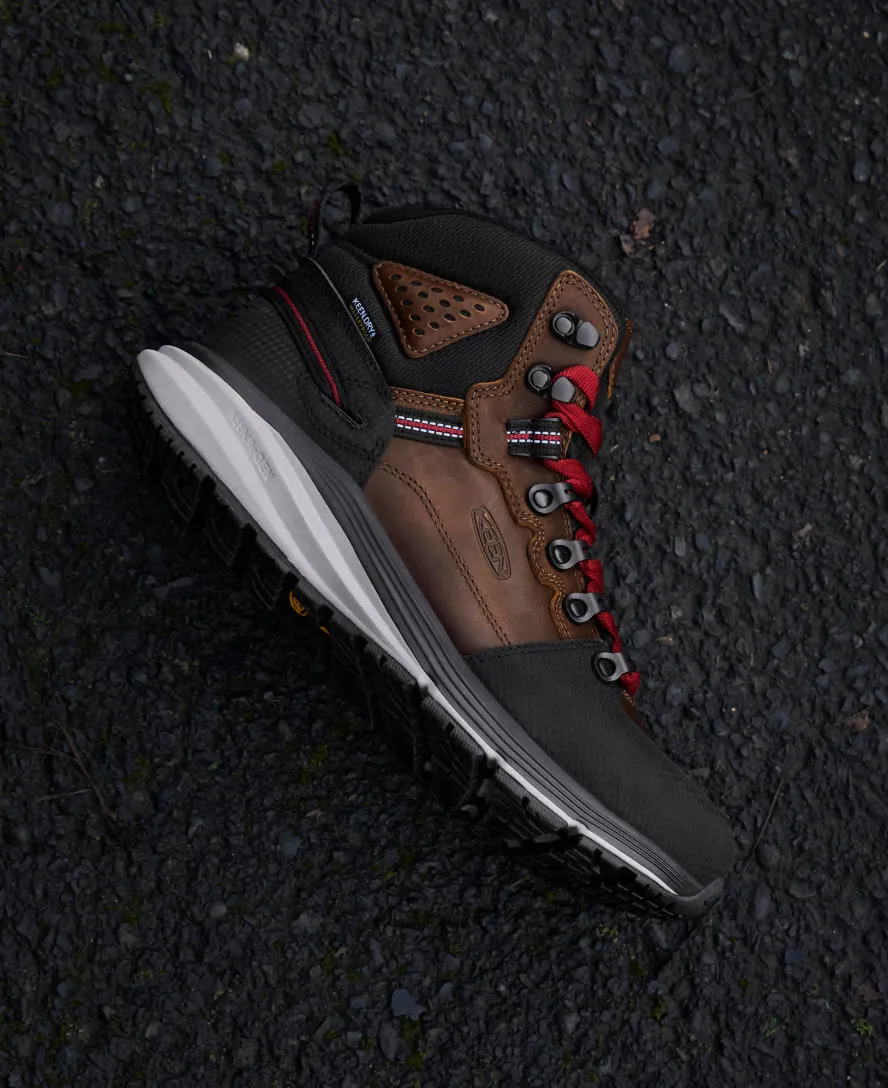 Herren Red Hook wasserdichter Stiefel (Carbon-Zehenkappe) | Tabak/Schwarz