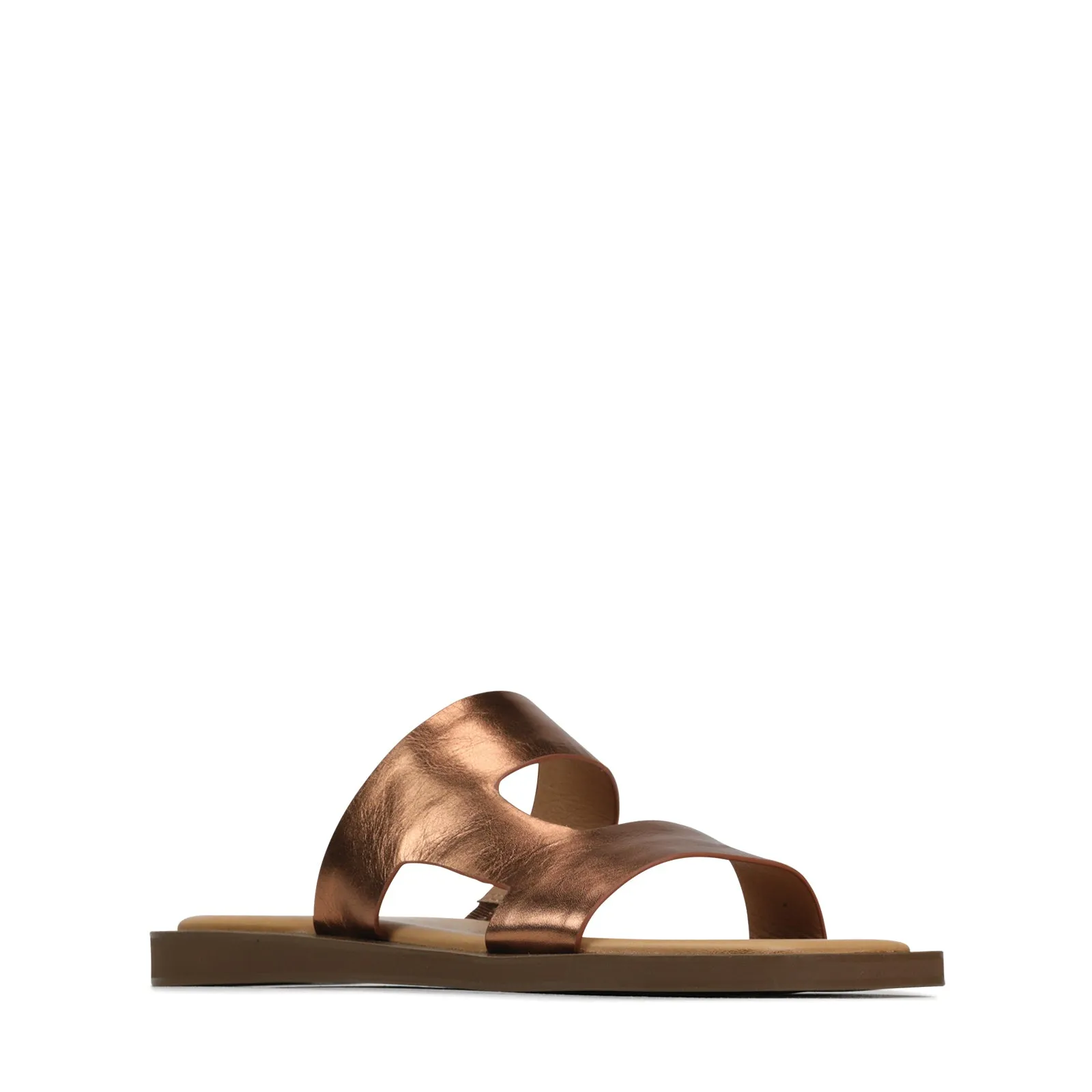 MISA LEDER-SLIDES SANDALEN