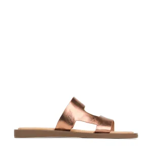 MISA LEDER-SLIDES SANDALEN