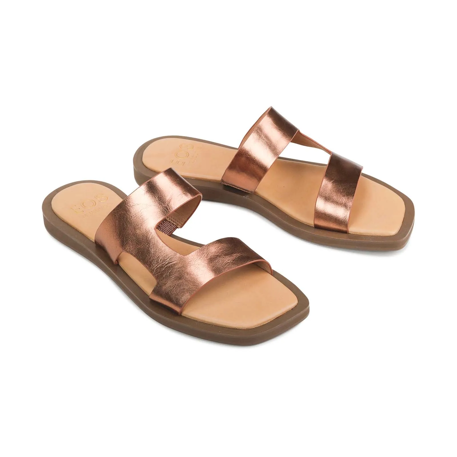 MISA LEDER-SLIDES SANDALEN