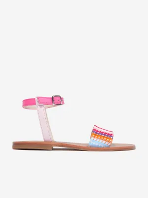 Missoni Mädchen Gestreifte Sandalen in Mehrfarbig