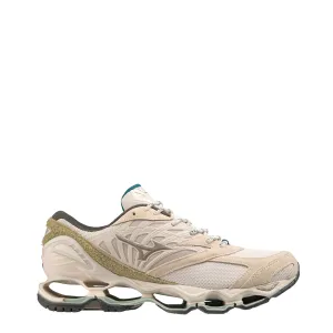 Mizuno Damen Wave Prophecy LS Silberwolke / Weißer Sand / Zedernholz