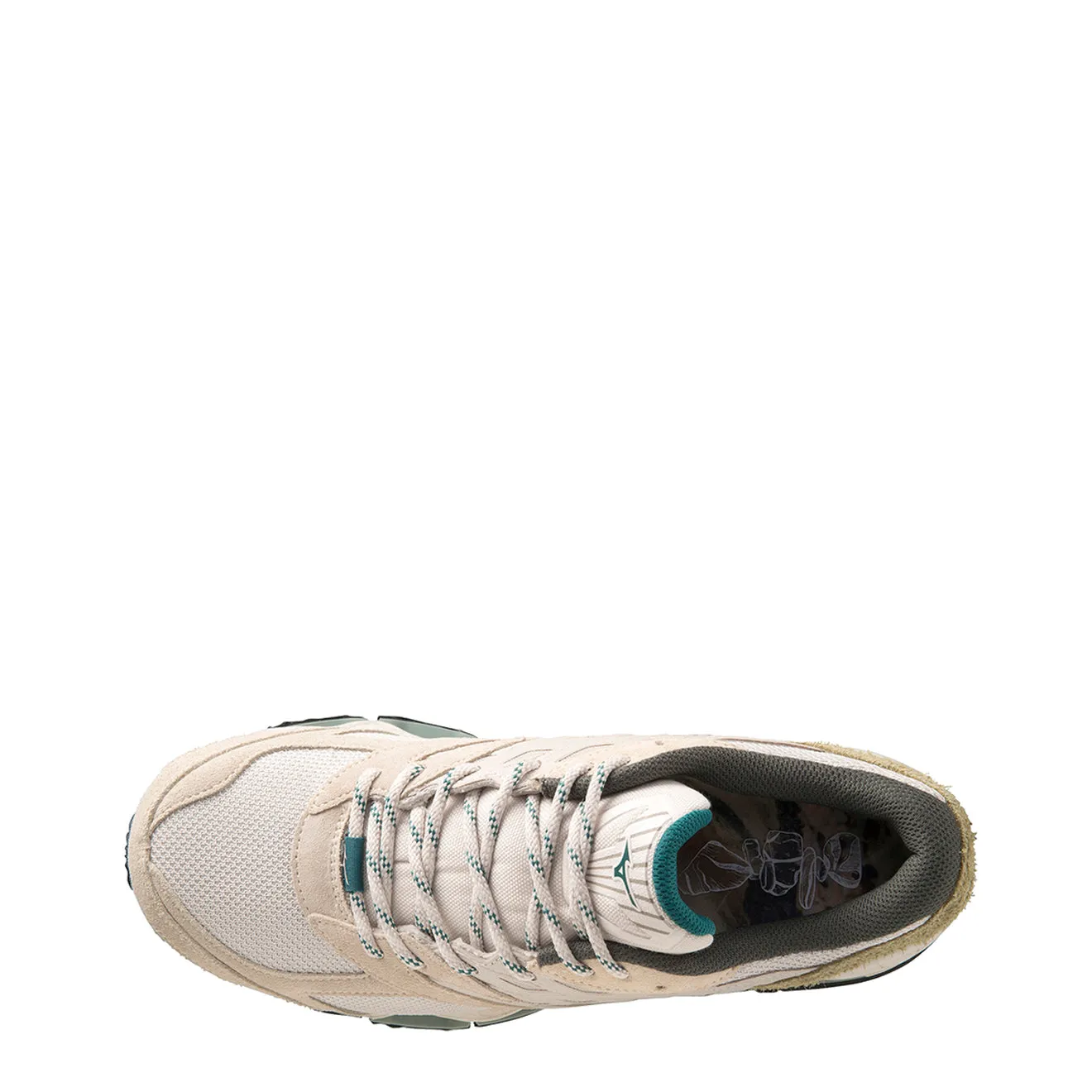 Mizuno Damen Wave Prophecy LS Silberwolke / Weißer Sand / Zedernholz