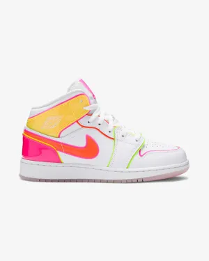 NIKE AIR JORDAN1 MID GS EDGE GLOW (NEU)