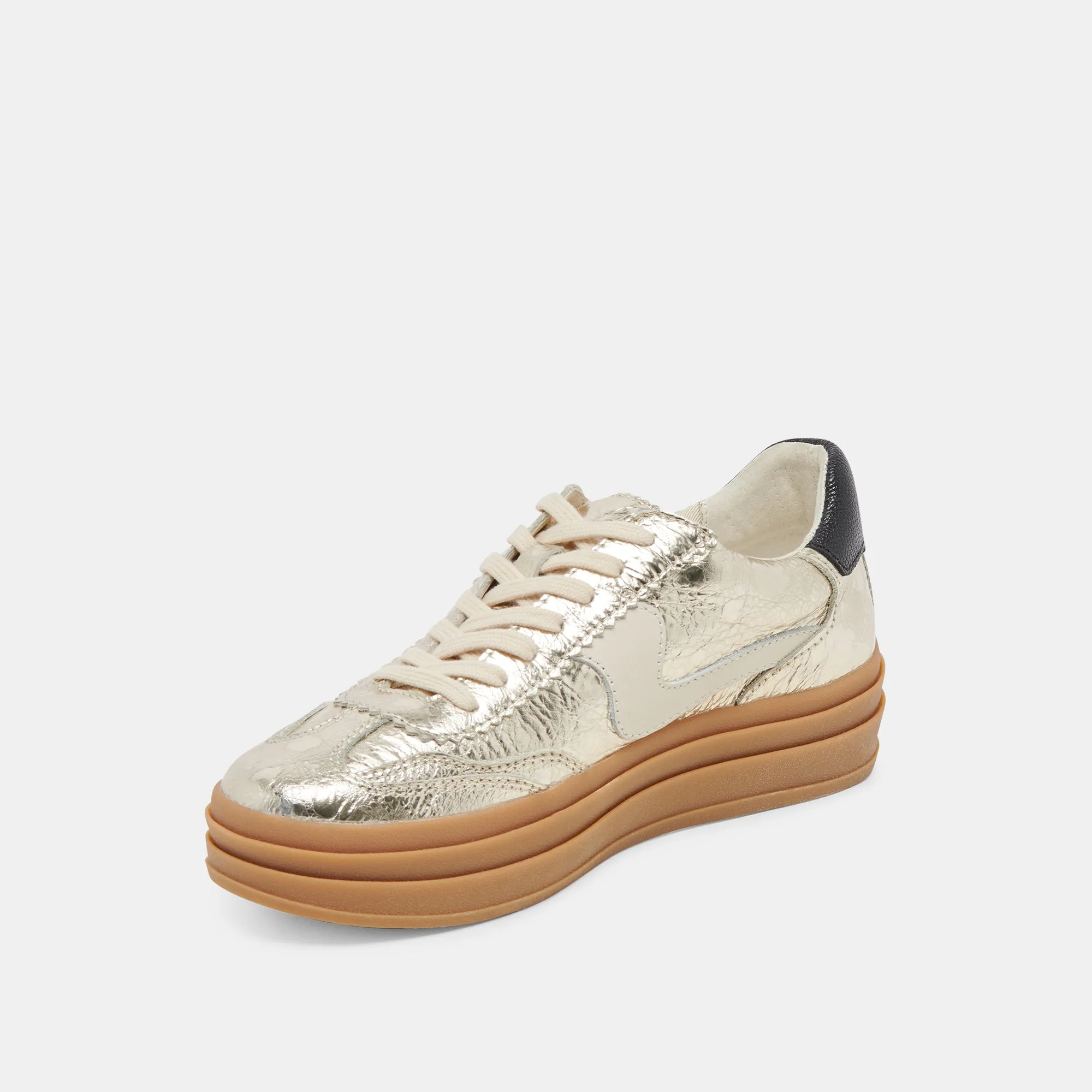 HINWEIS X SNEAKERS PLATINUM DISTRESSED LEDER