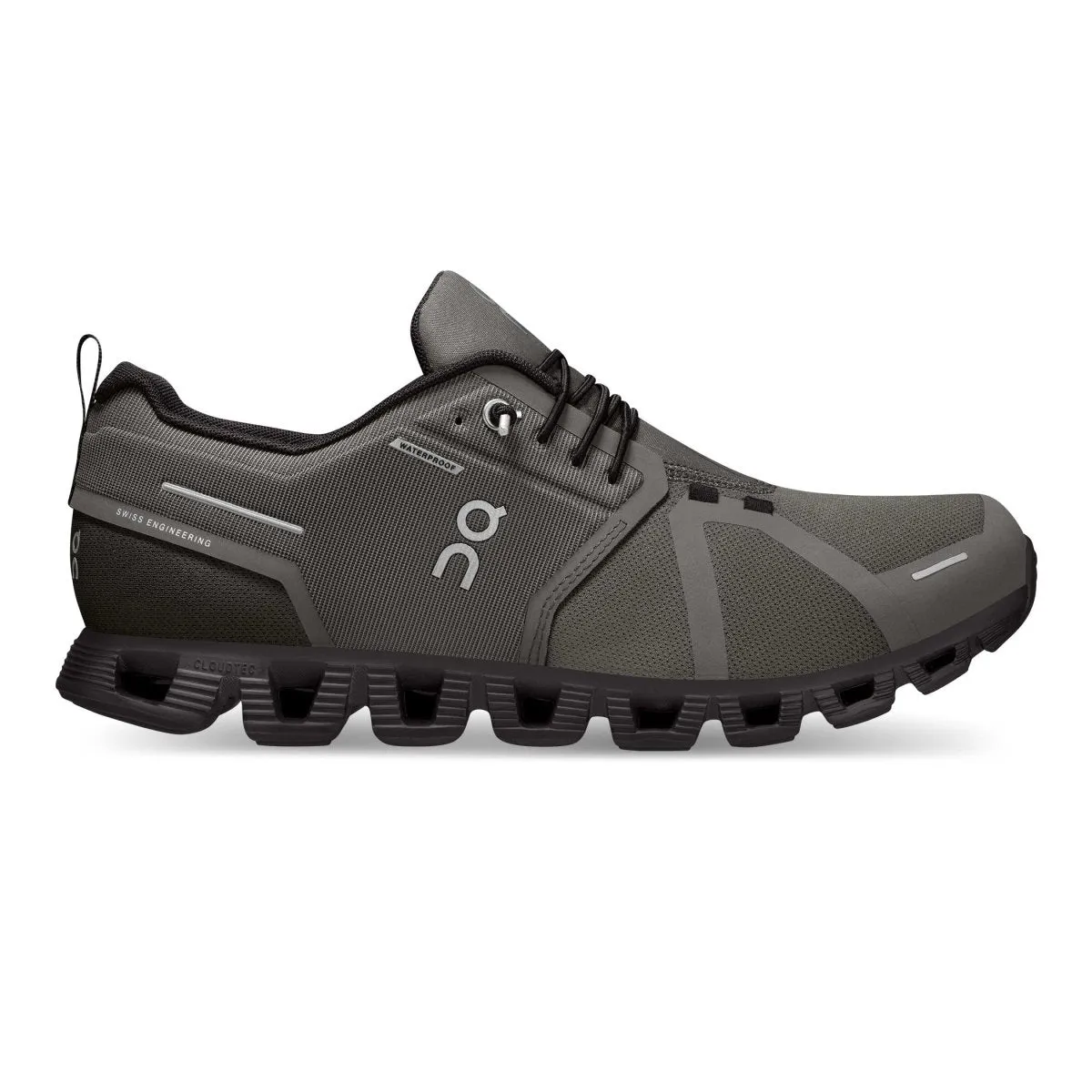 On Running Herren Cloud 5 Olive/Schwarz wasserdicht