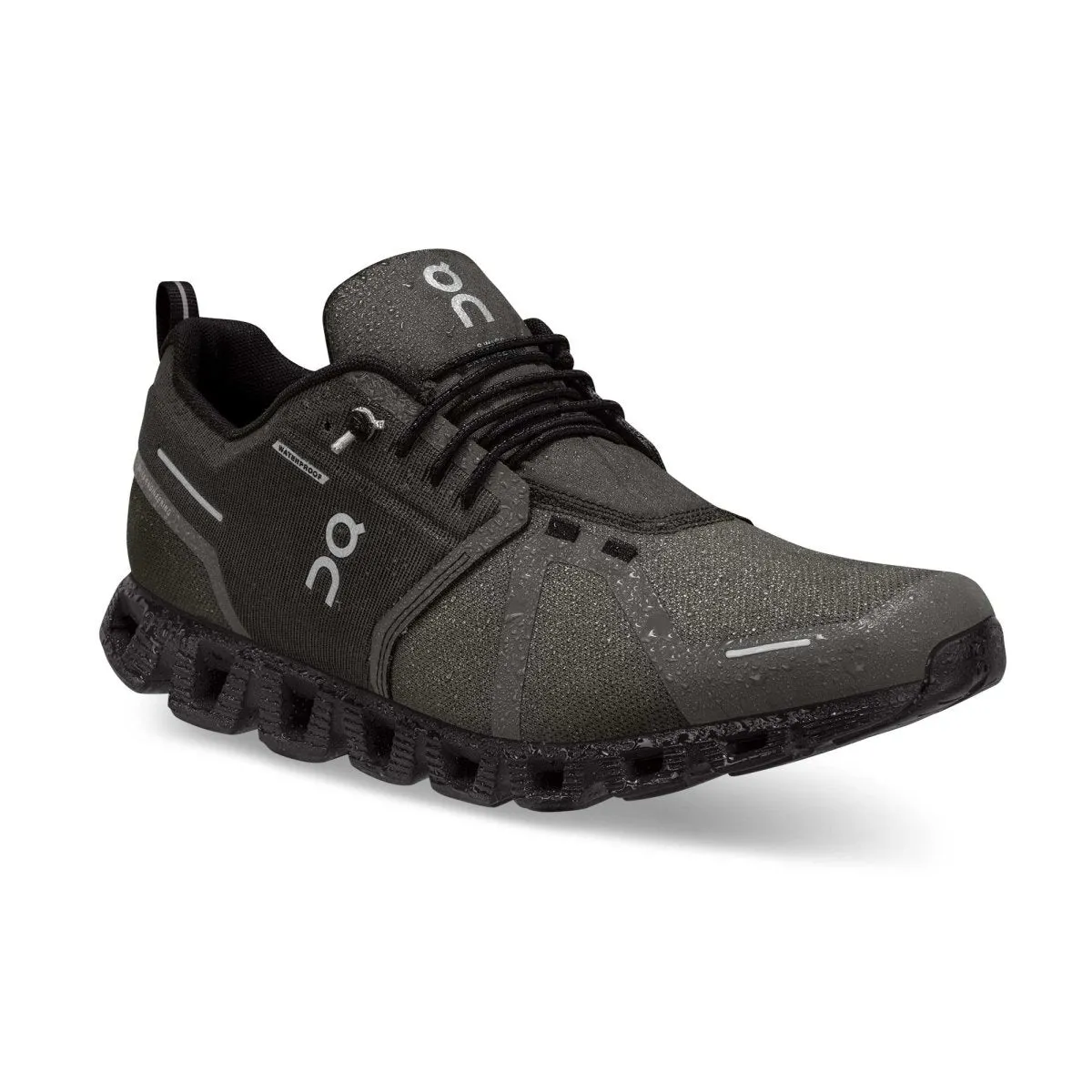 On Running Herren Cloud 5 Olive/Schwarz wasserdicht