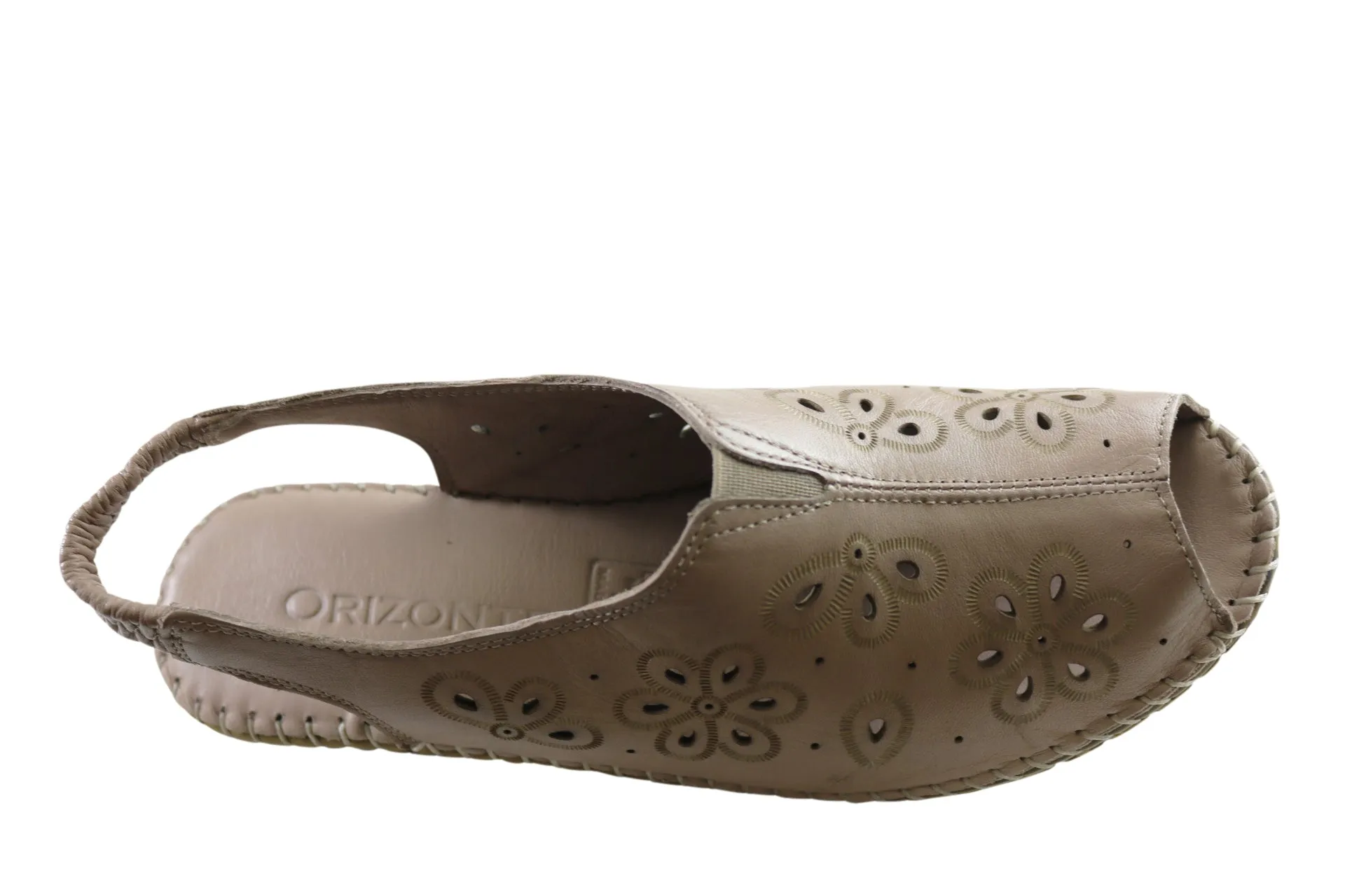 Orizonte Petal Damen Europäische Weichleder Bequeme Sandalen Orizonte Schuhe